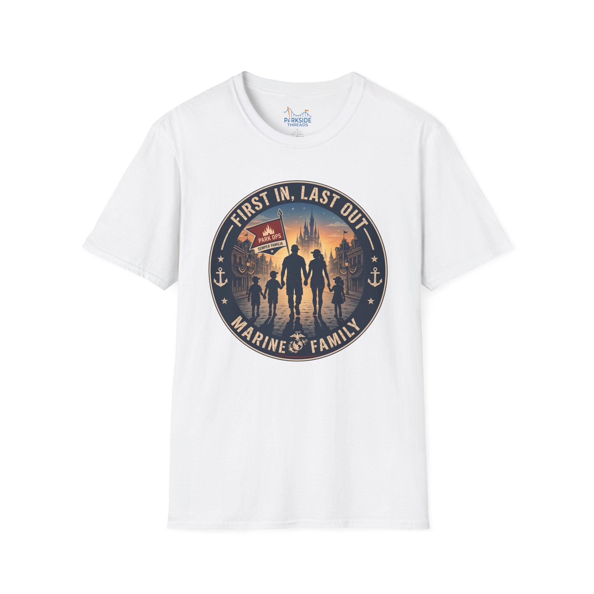 First In Last Out Marine Family Park Shirt