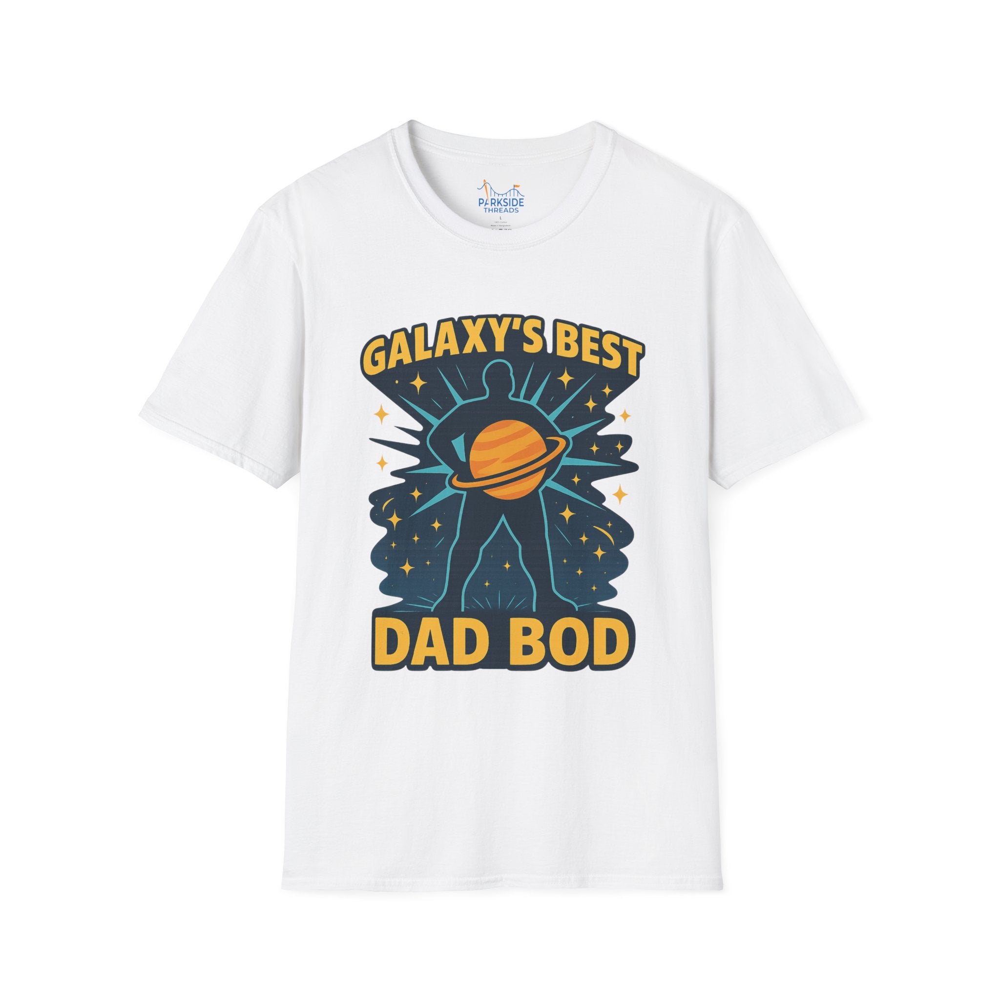 Galaxy’s Best Dad Bod – Funny Space Shirt for Park Dads