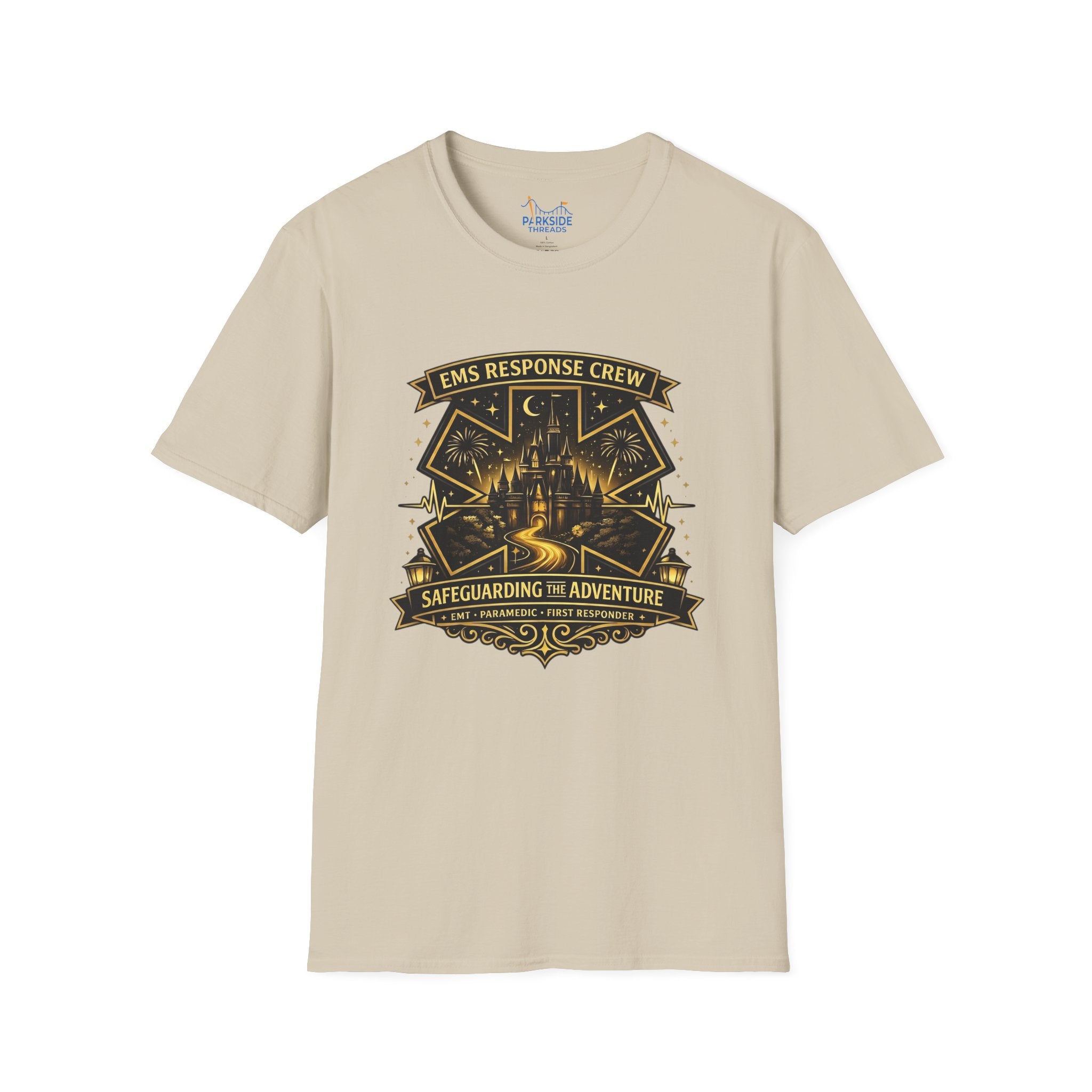 Safeguarding the Adventure EMS First Responder Theme Park T-Shirt