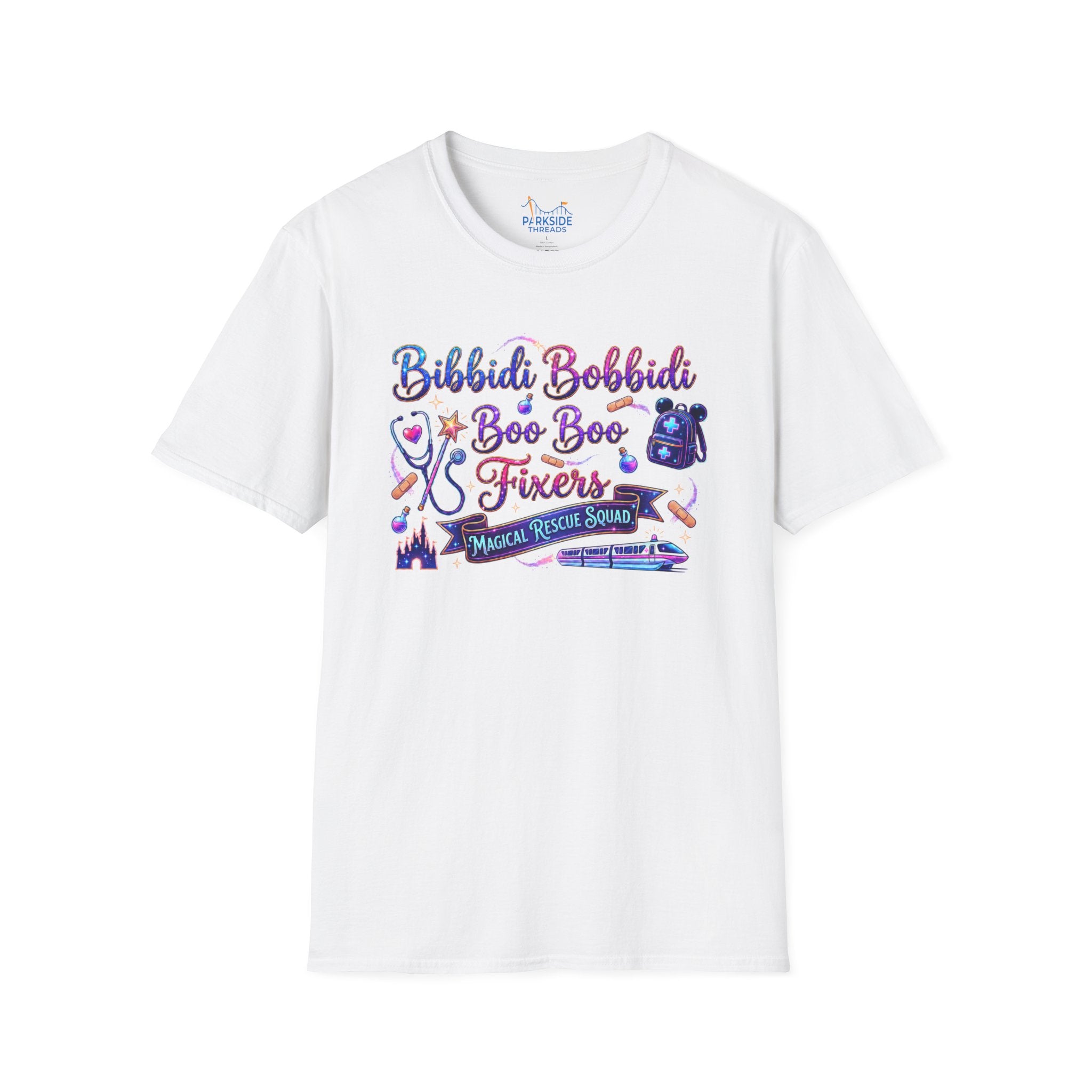 Bibbidi Bobbidi Boo Boo Fixers Magical Rescue Squad T-Shirt