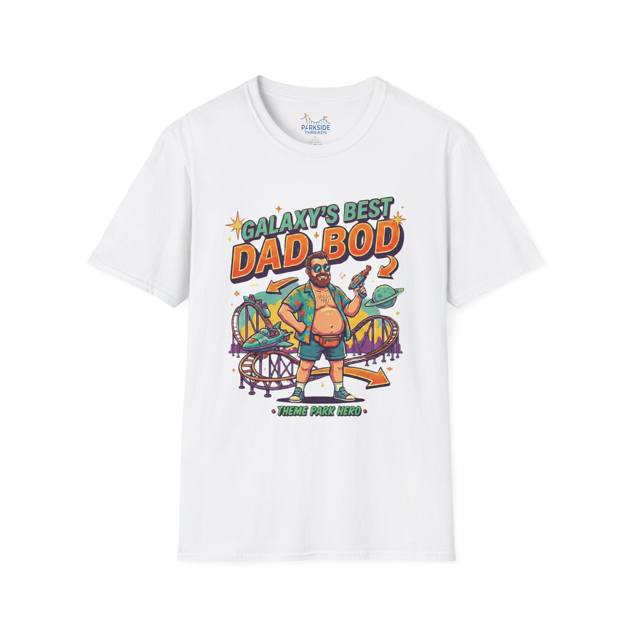 Galaxy’s Best Dad Bod | Theme Park Dad Shirt