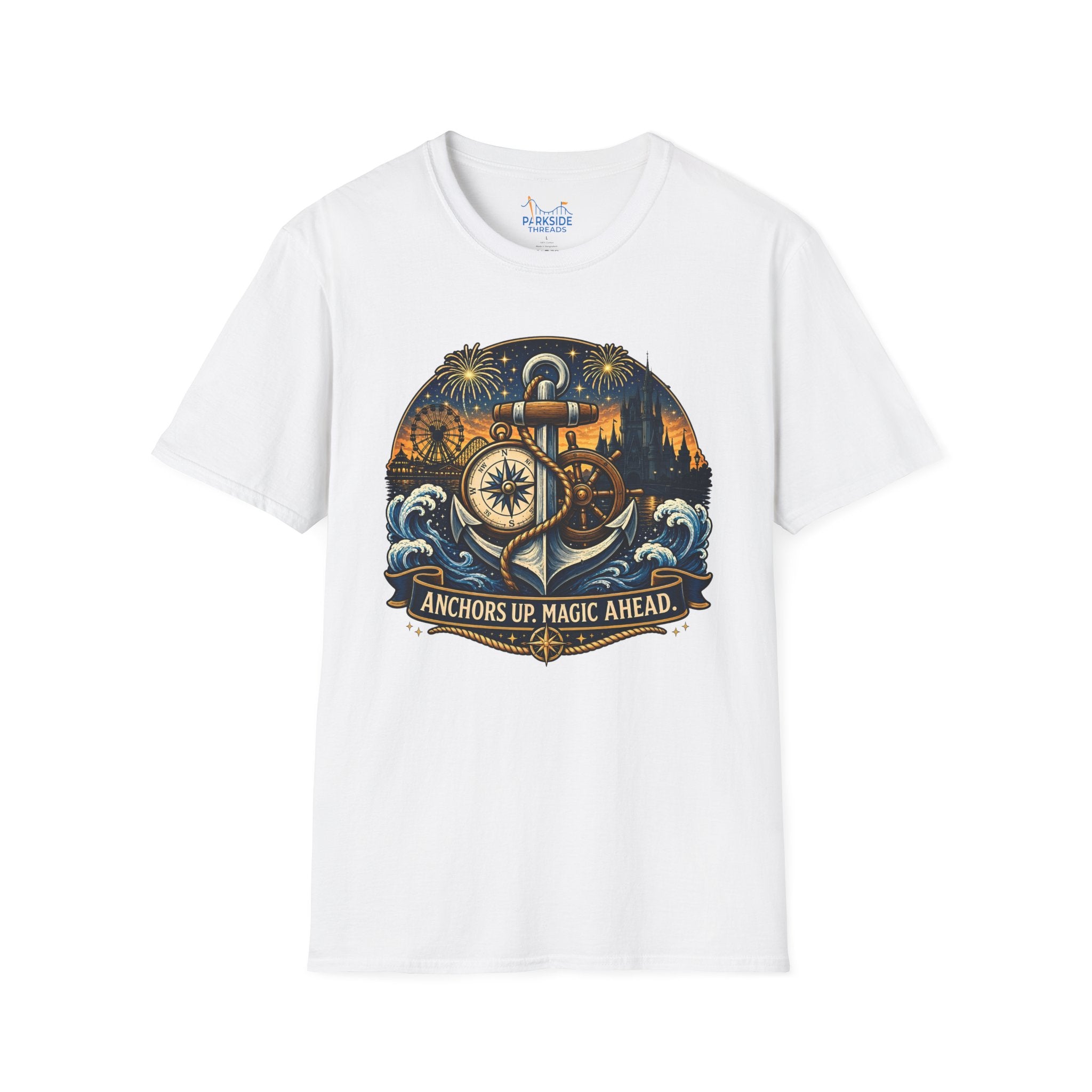 Anchors Up Magic Ahead Navy Shirt