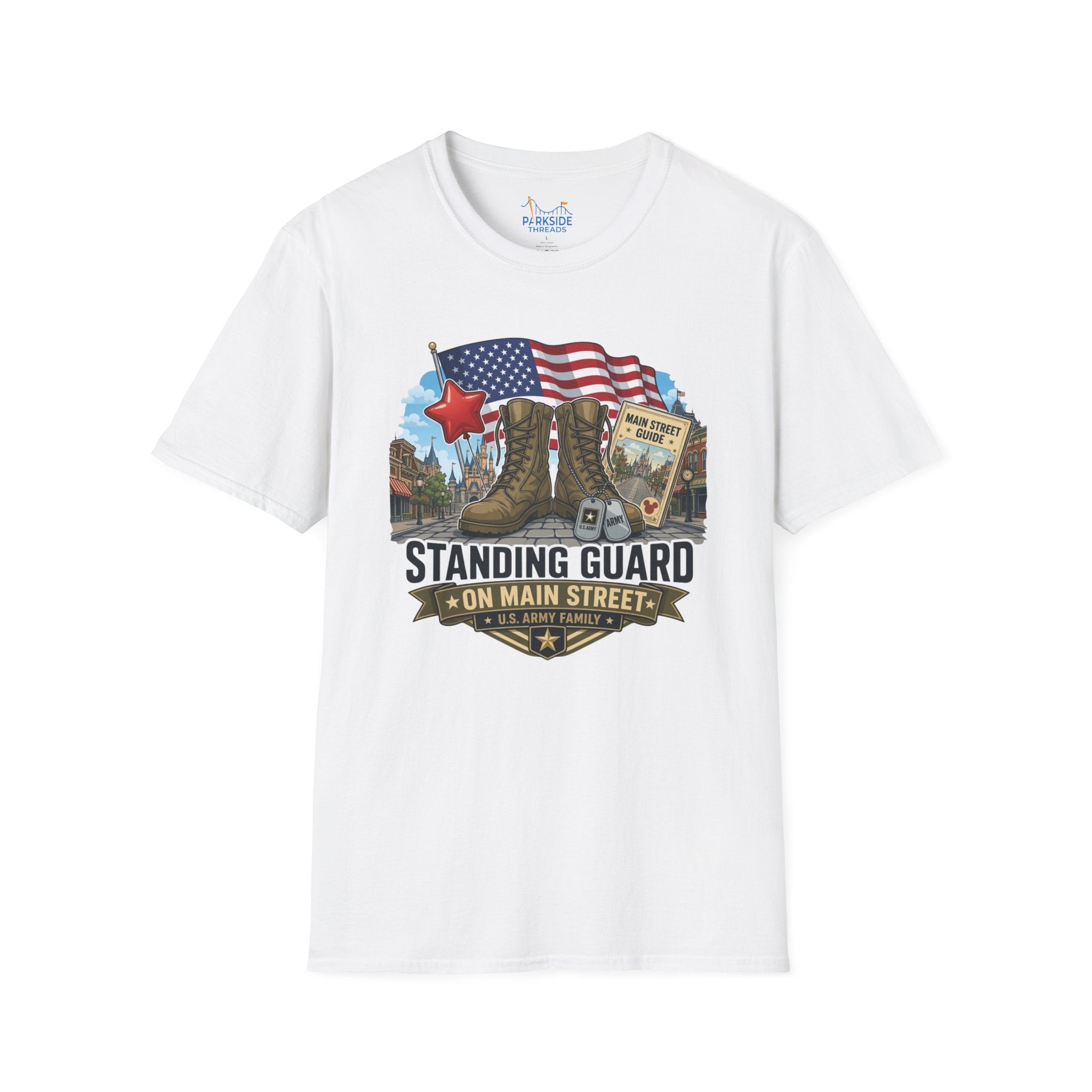 Standing Guard on Main Street Army Family Shirt