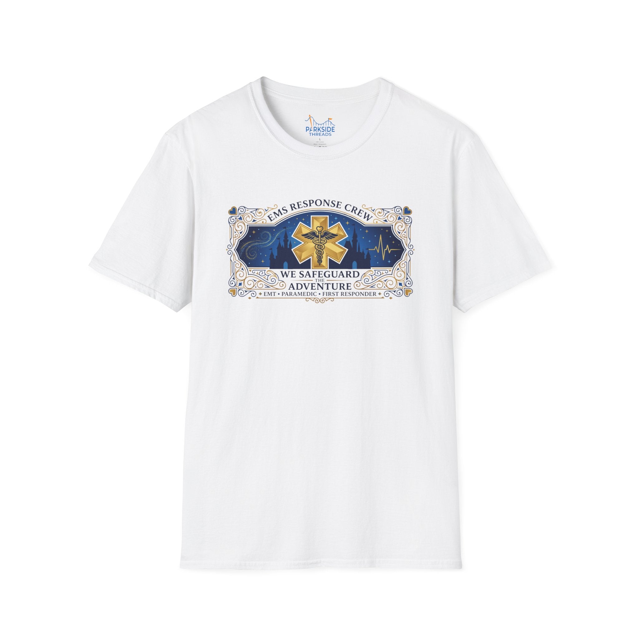 We Safeguard The Adventure EMS First Responder Theme Park T-Shirt