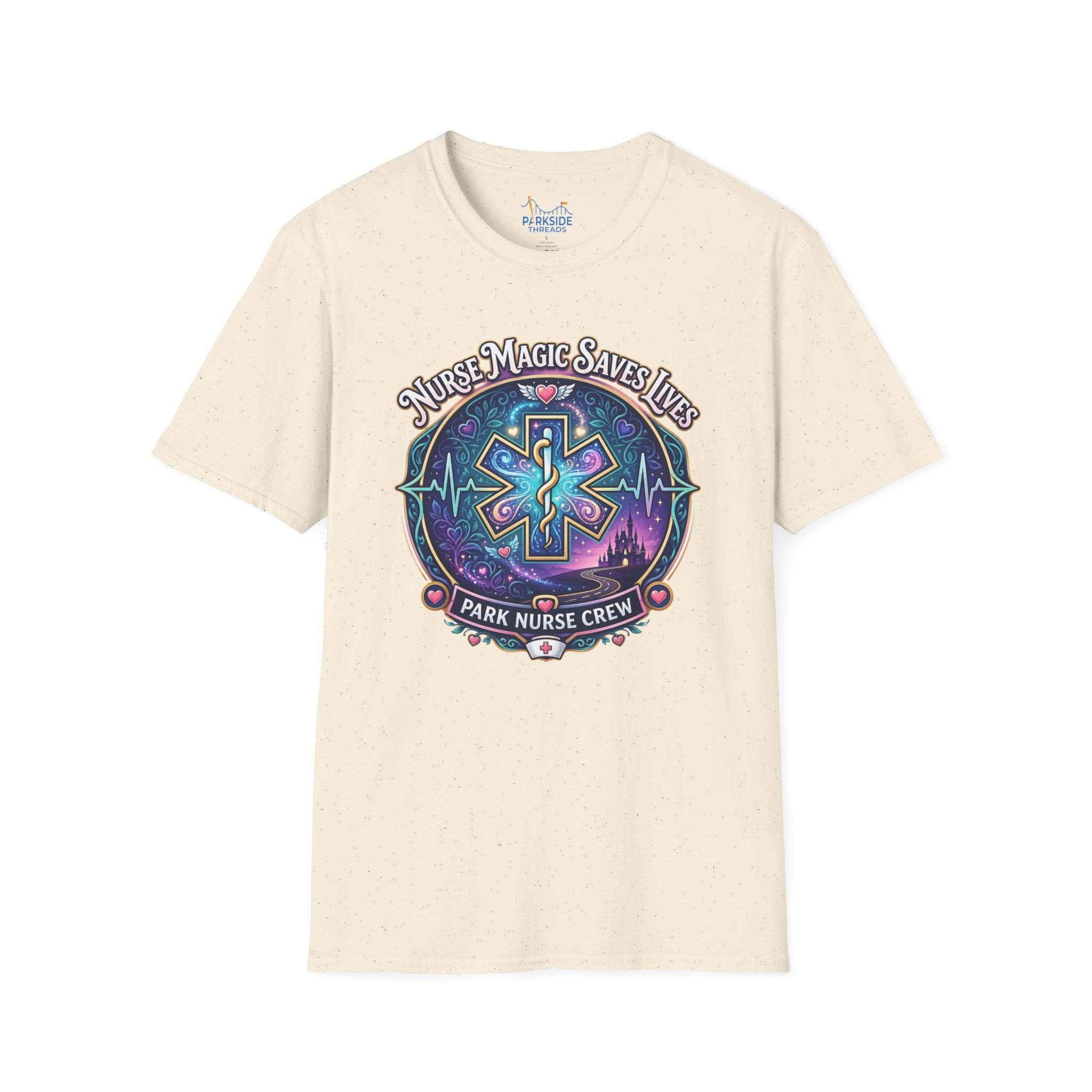 Nurse Magic Saves Lives Park Nurse Crew First Responder T-Shirt