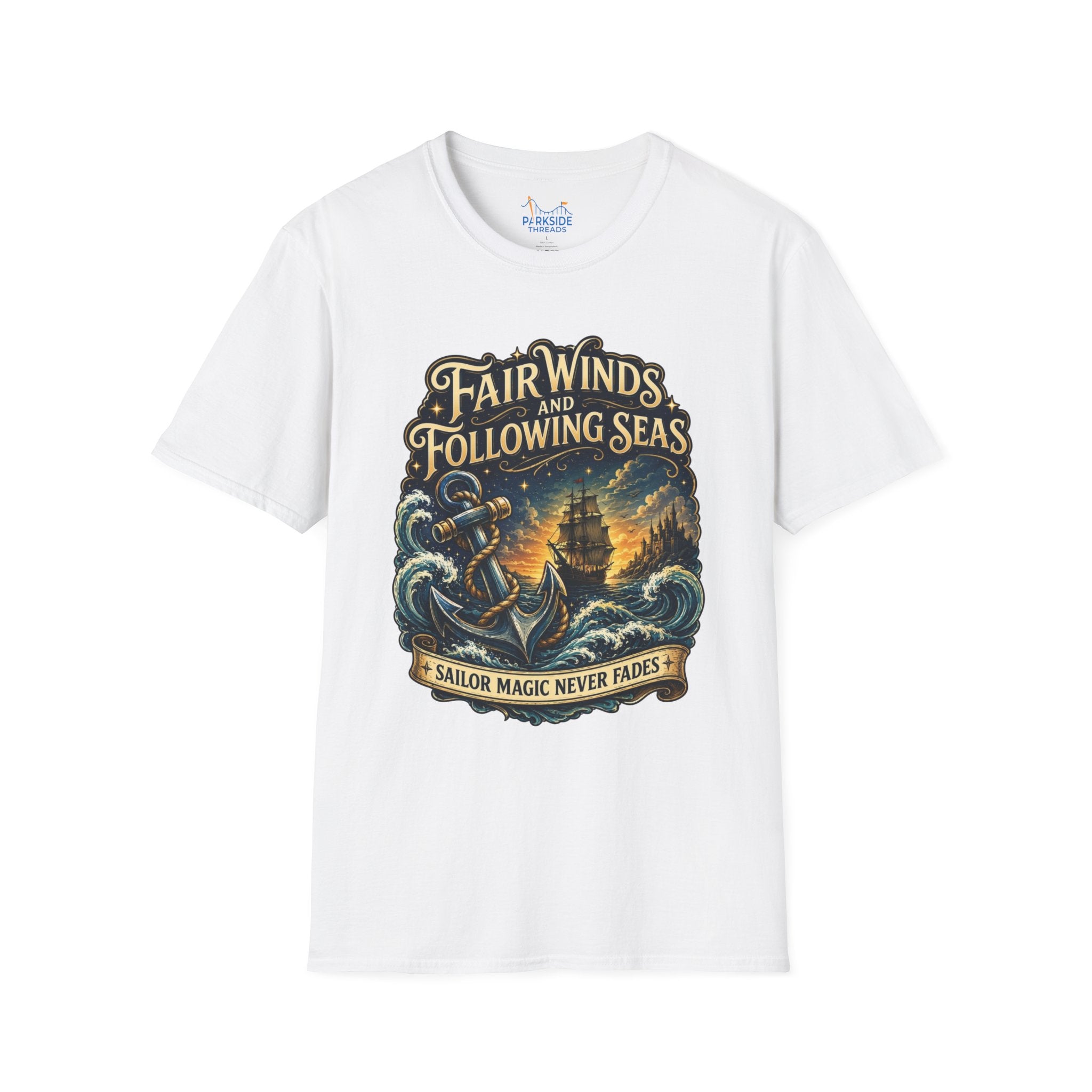 Fair Winds Navy Theme Park Shirt
