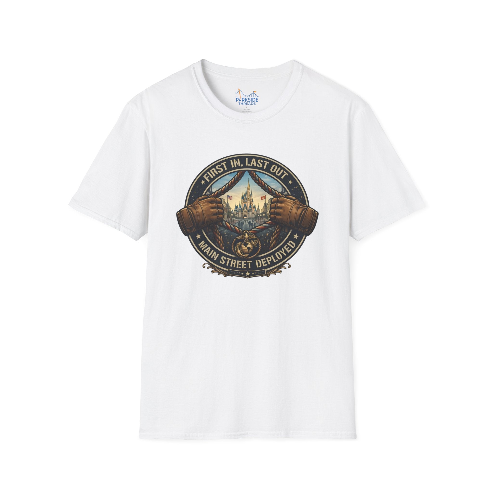 Main Street Deployed Marine Family Shirt