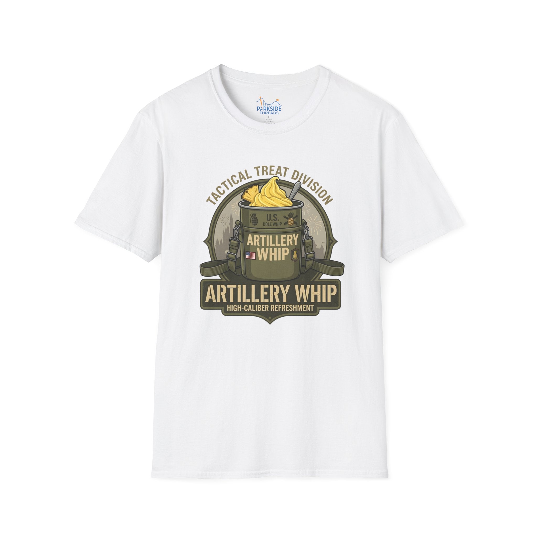 Artillery Whip Army Snack Shirt – Funny Military Theme Park Tee