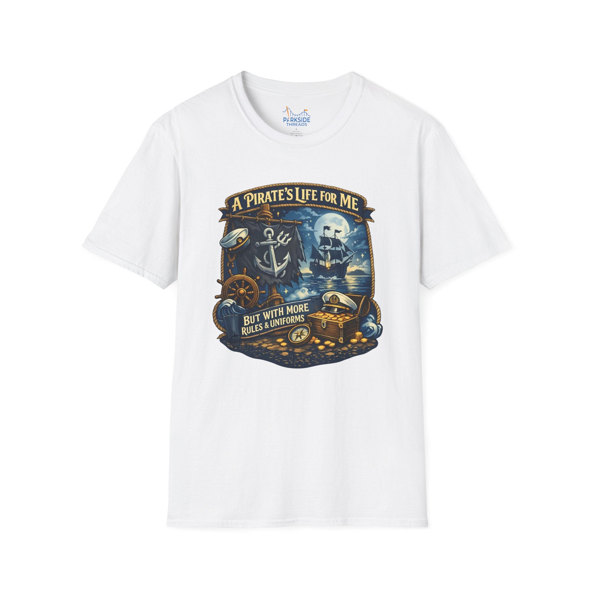 Pirate Life Navy Vacation Shirt