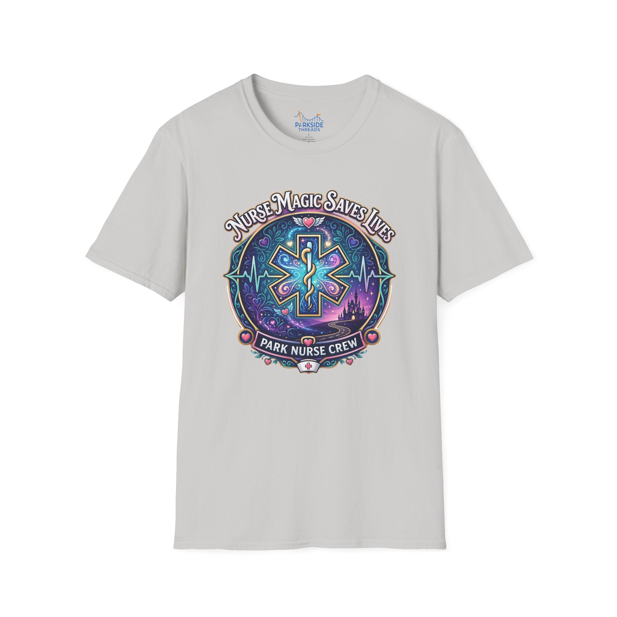 Nurse Magic Saves Lives Park Nurse Crew First Responder T-Shirt
