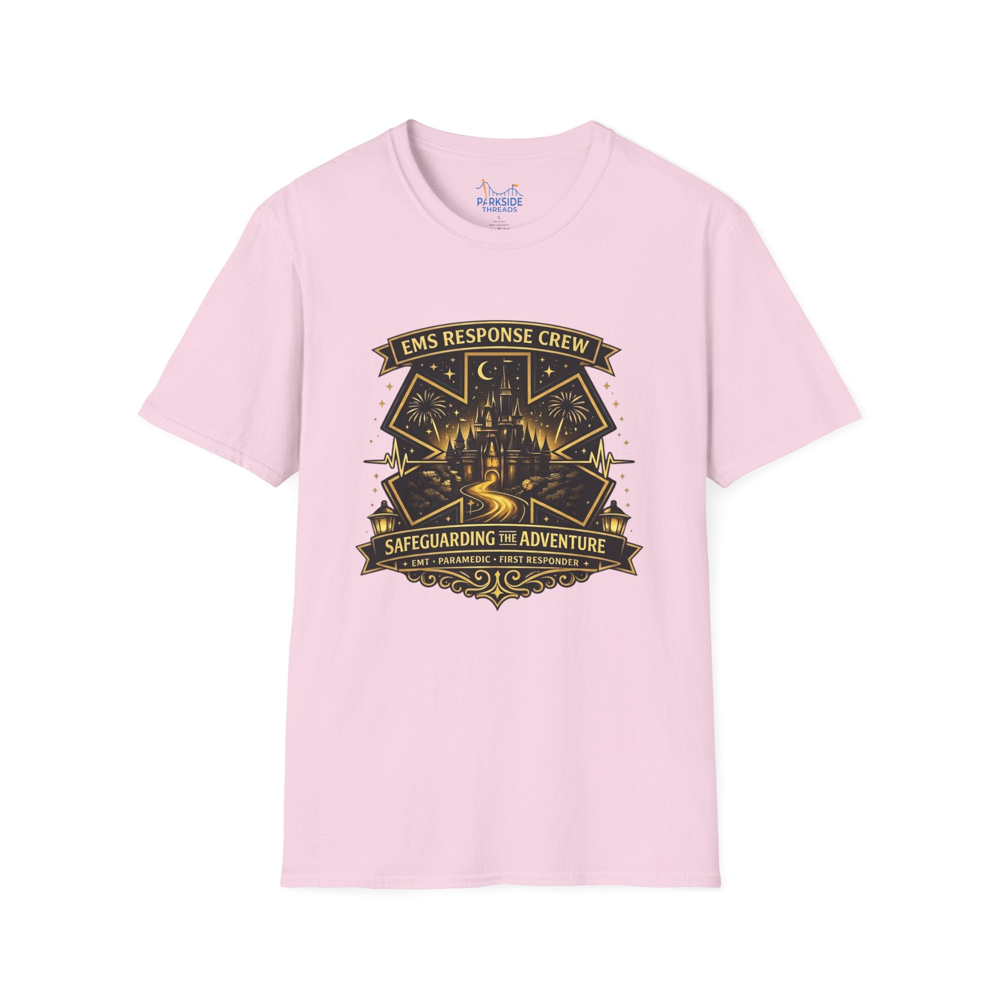 Safeguarding the Adventure EMS First Responder Theme Park T-Shirt