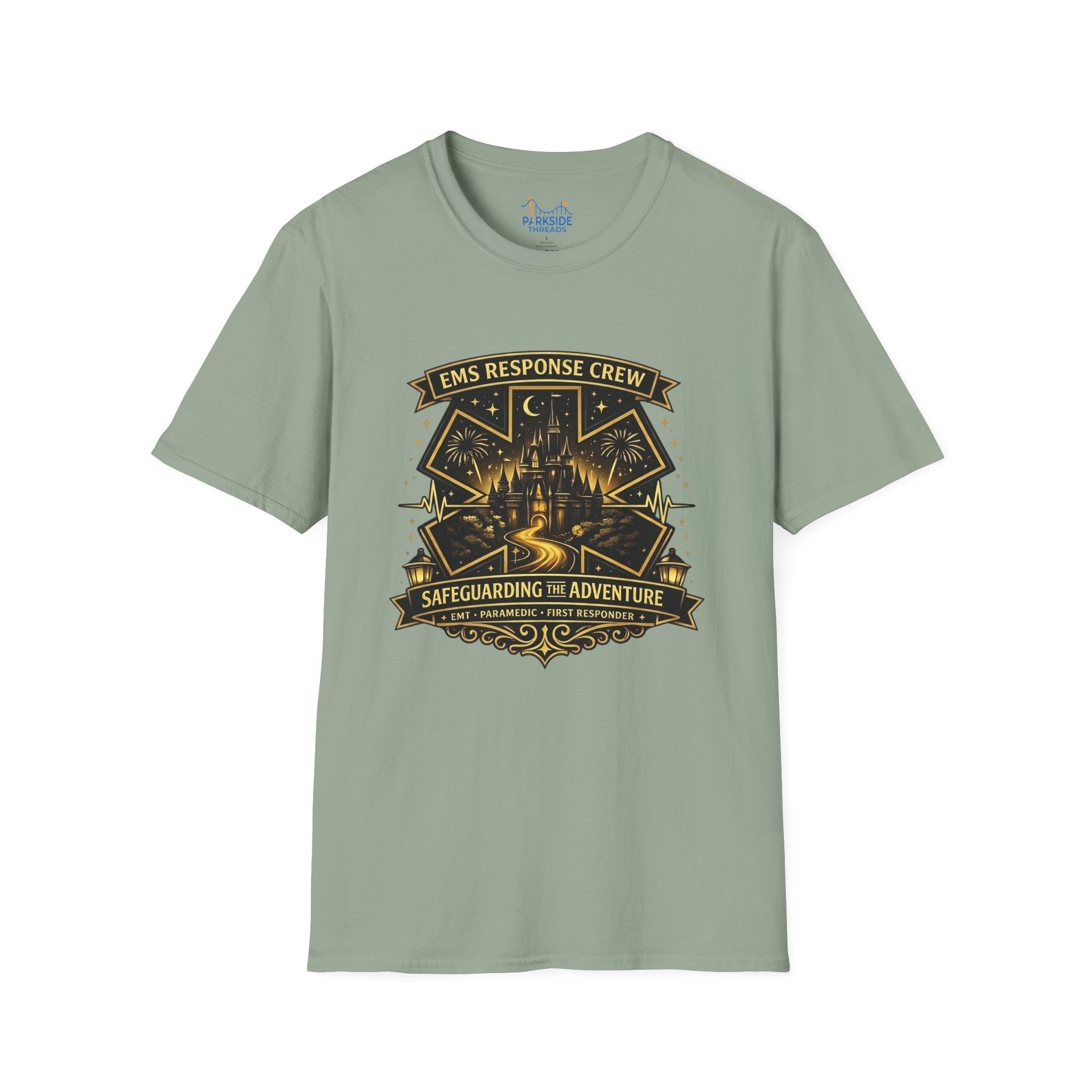 Safeguarding the Adventure EMS First Responder Theme Park T-Shirt