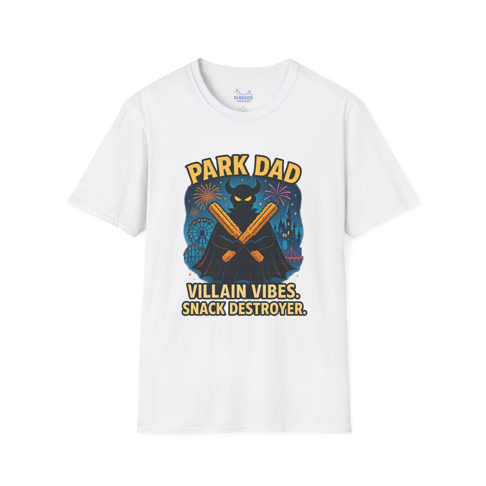 Park Dad Shirt – Villain Vibes. Snack Destroyer.