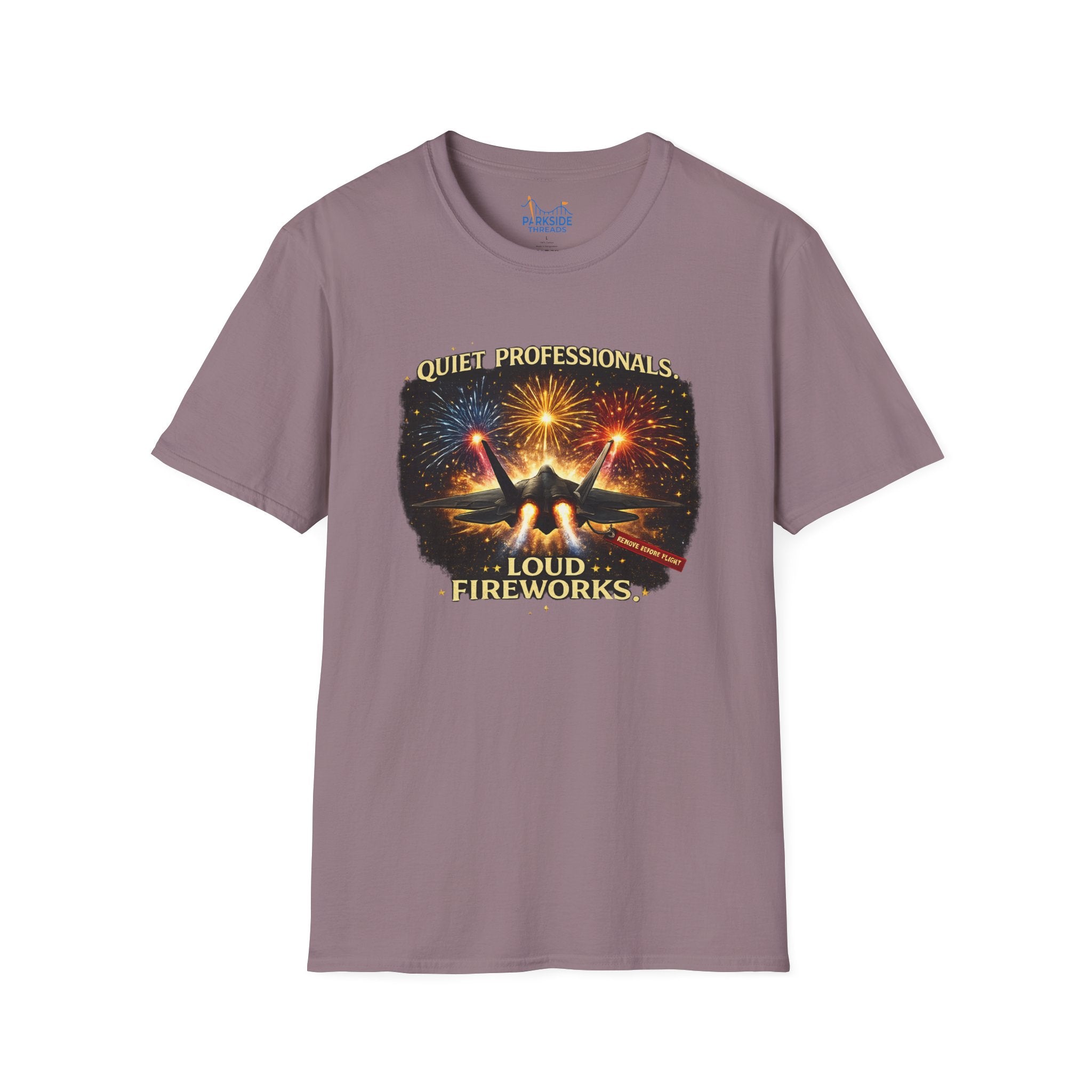 Quiet Professionals Loud Fireworks Air Force Theme Park Fireworks T-Shirt