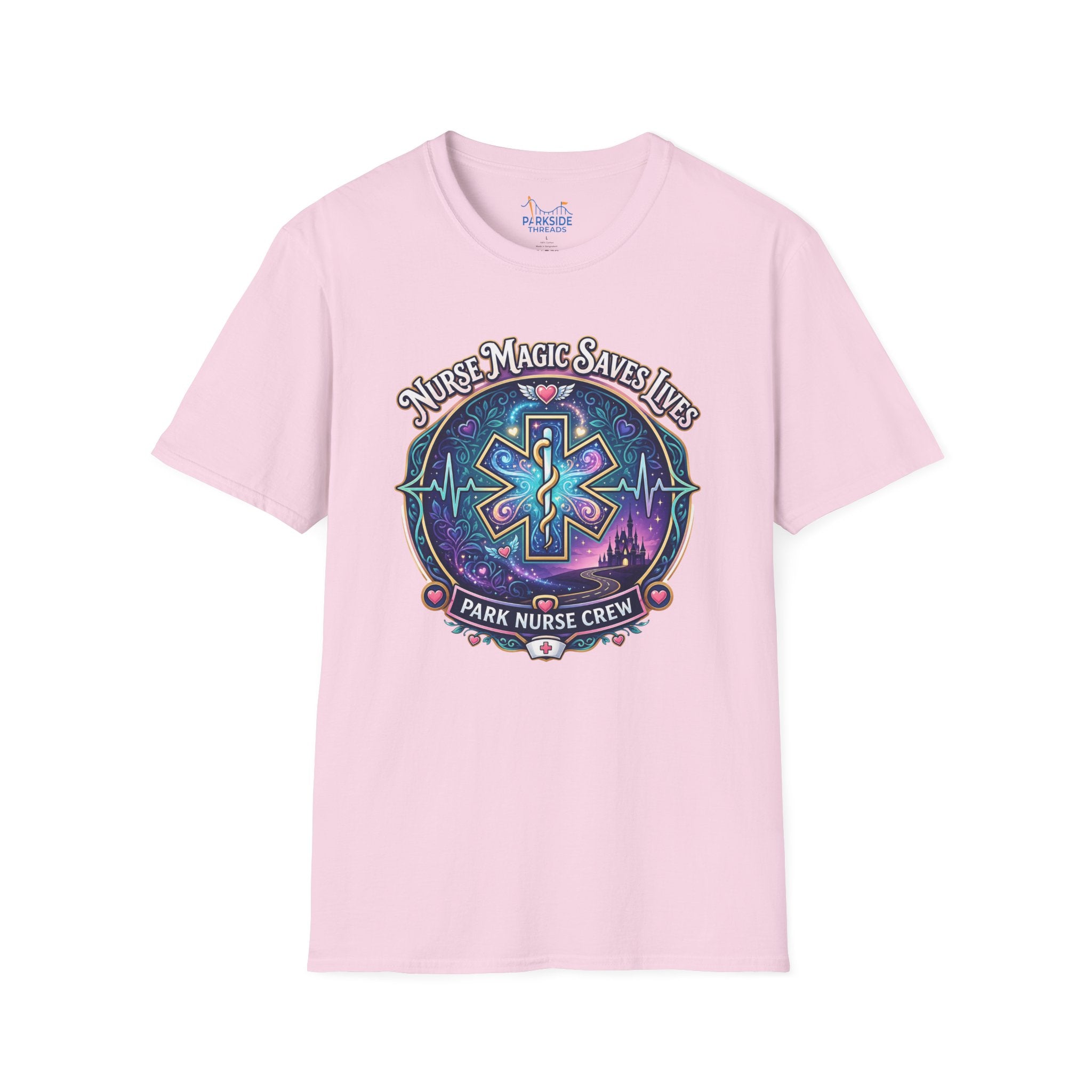 Nurse Magic Saves Lives Park Nurse Crew First Responder T-Shirt