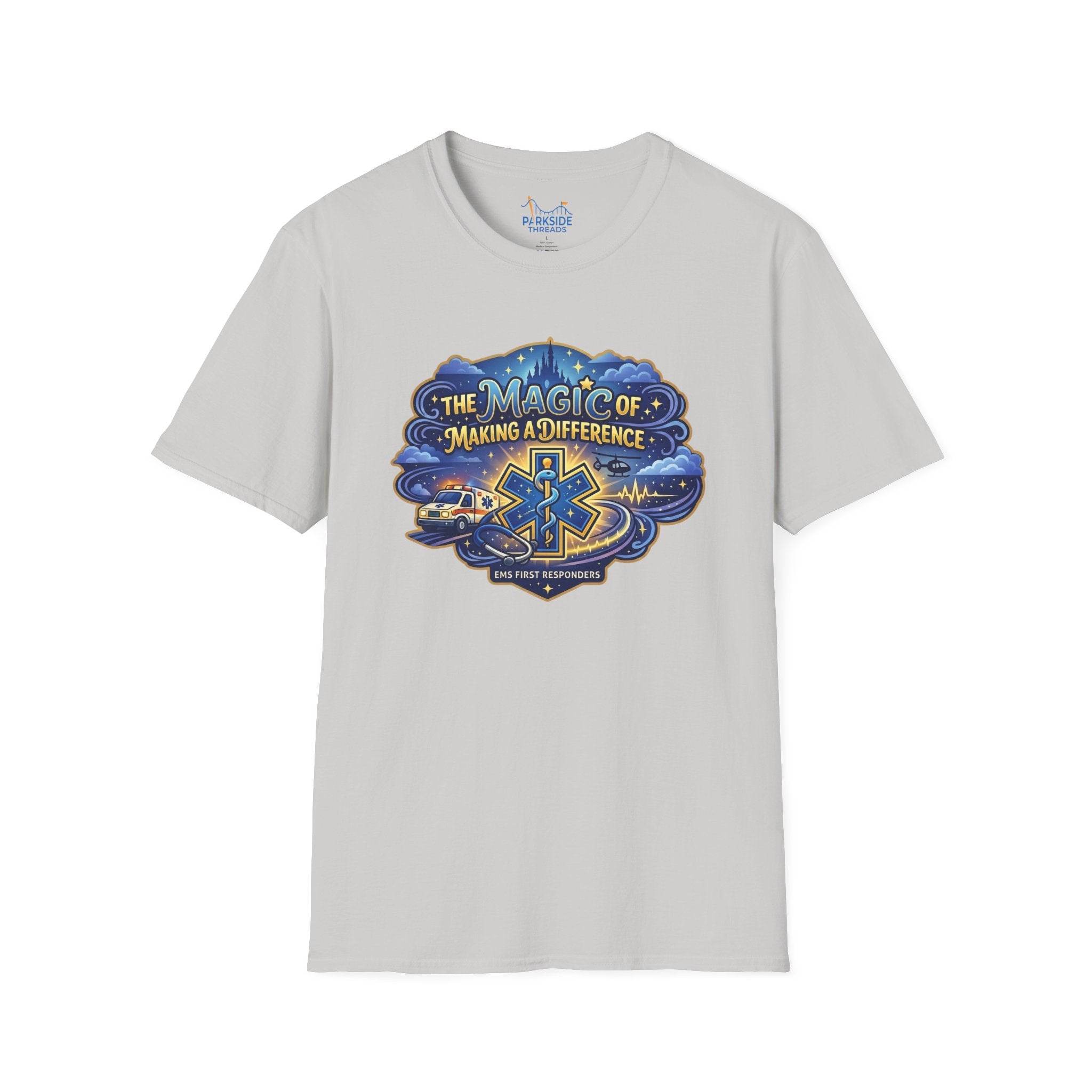 The Magic of Making a Difference EMS First Responder Theme Park T-Shirt