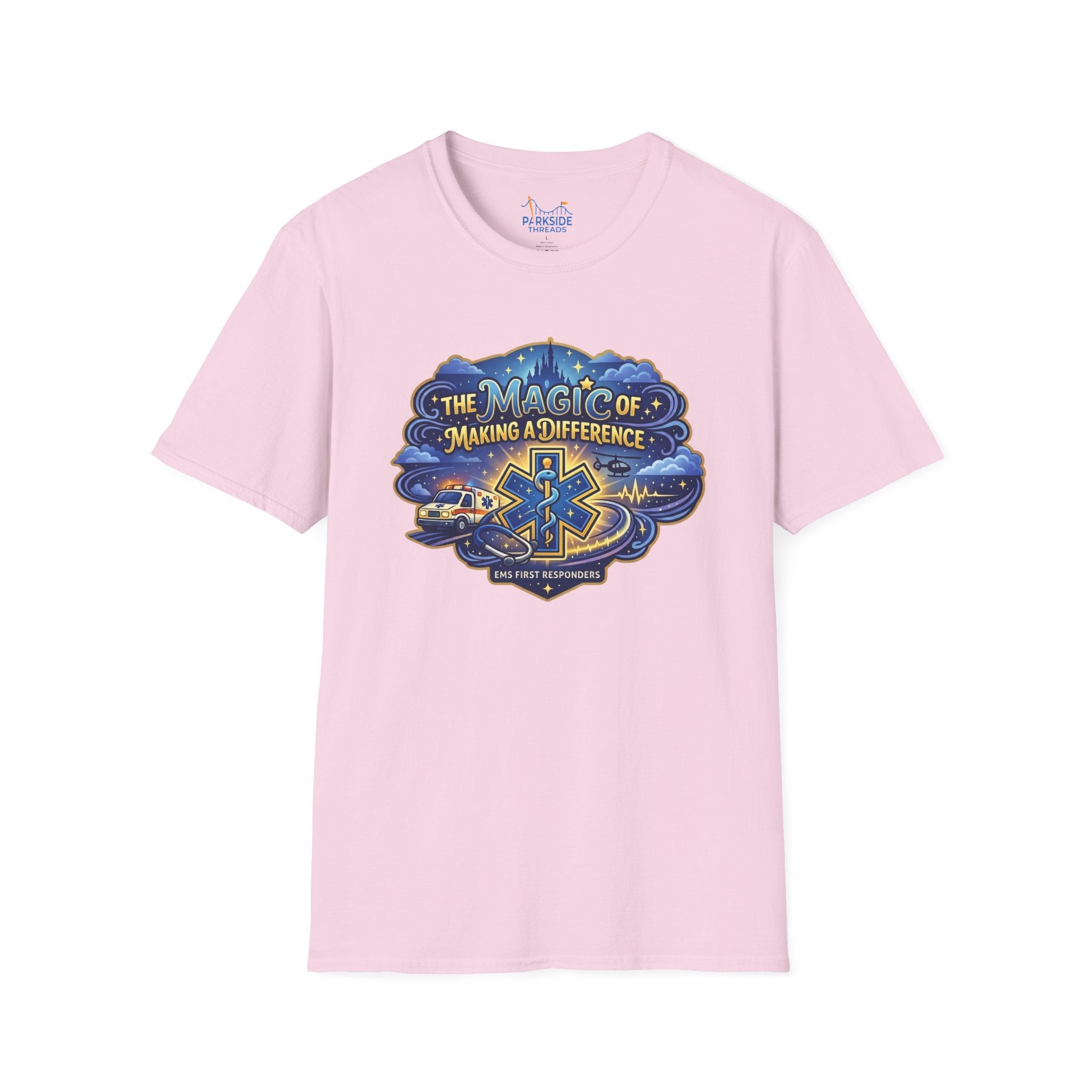The Magic of Making a Difference EMS First Responder Theme Park T-Shirt