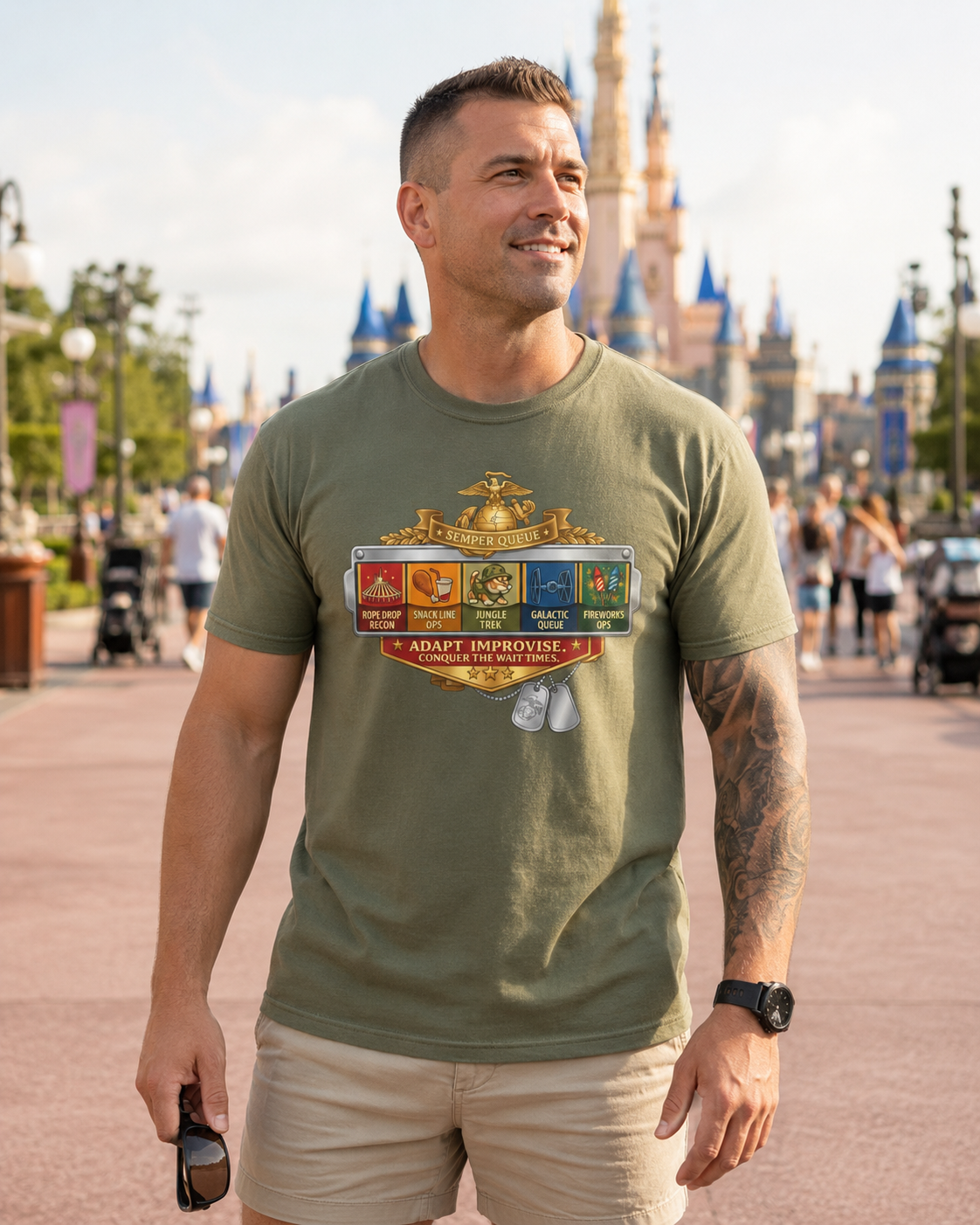 Adapt Improvise Wait Times Marines Shirt