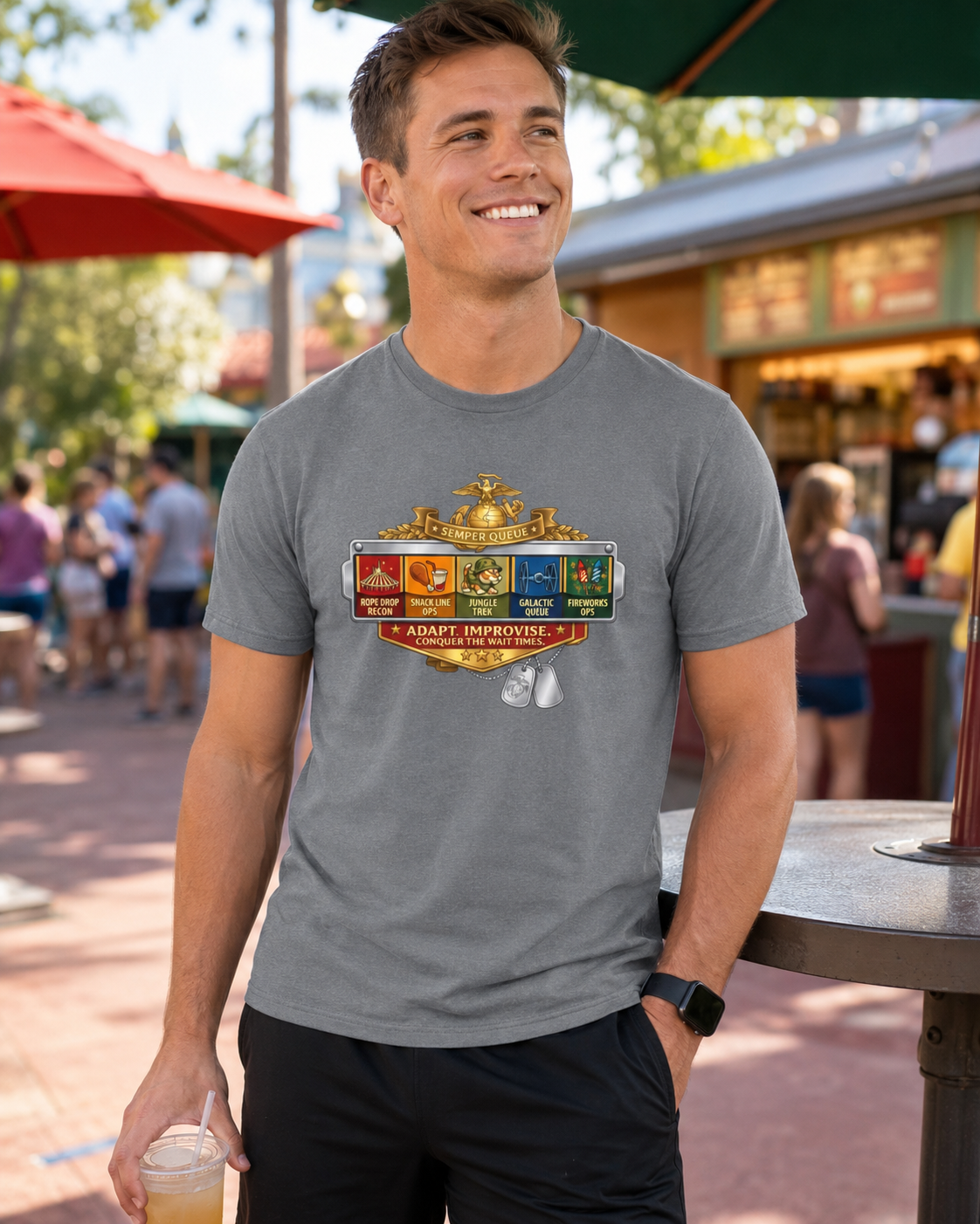 Adapt Improvise Wait Times Marines Shirt
