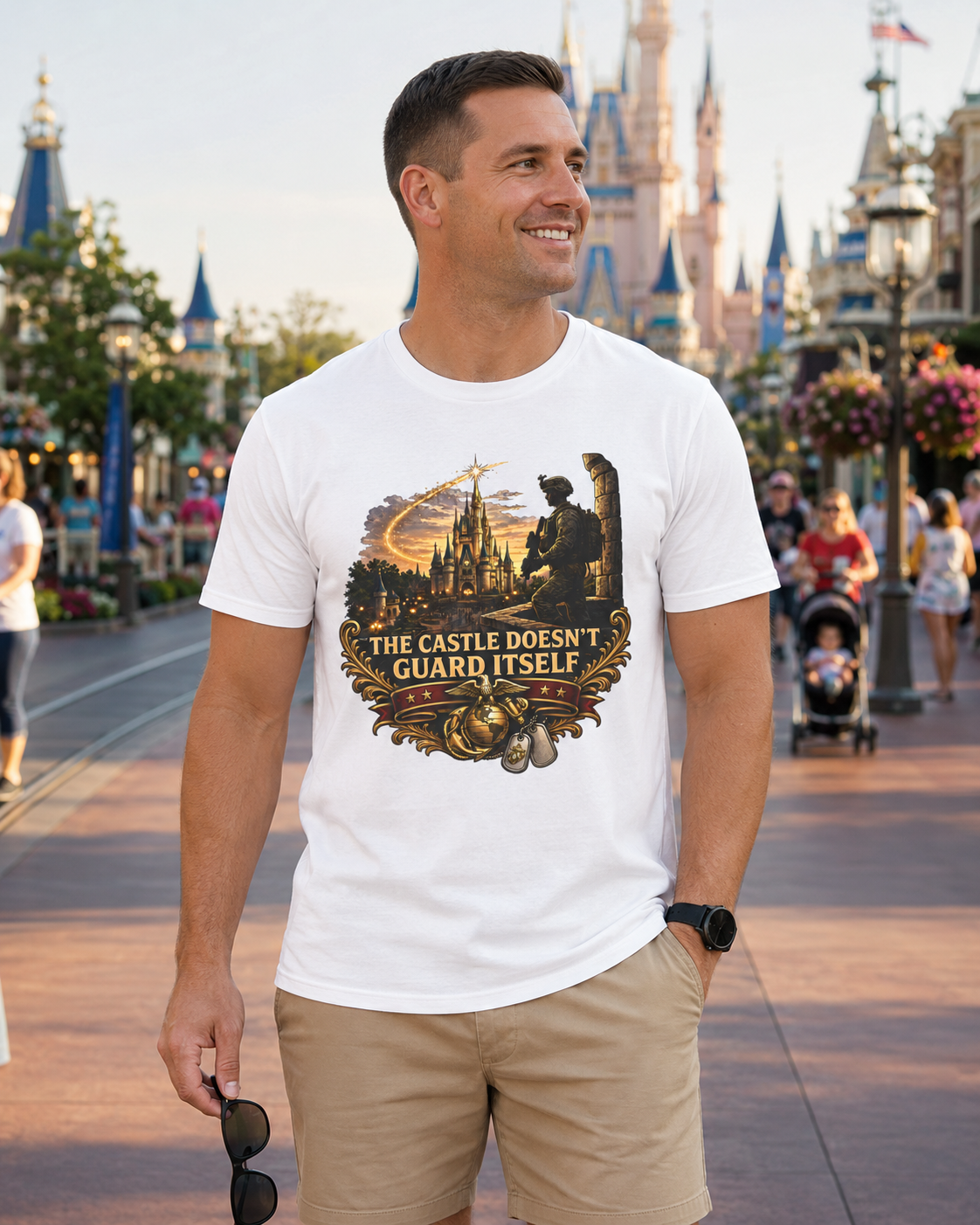 The Castle Doesn’t Guard Itself Marine Shirt