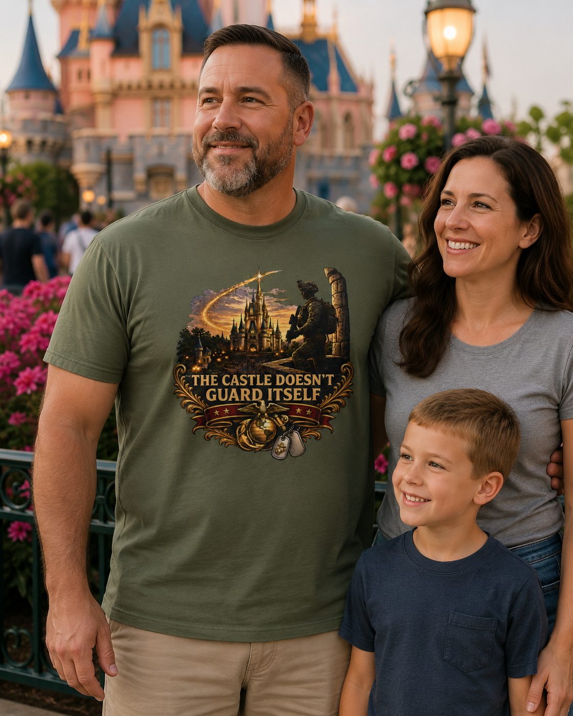 The Castle Doesn’t Guard Itself Marine Shirt