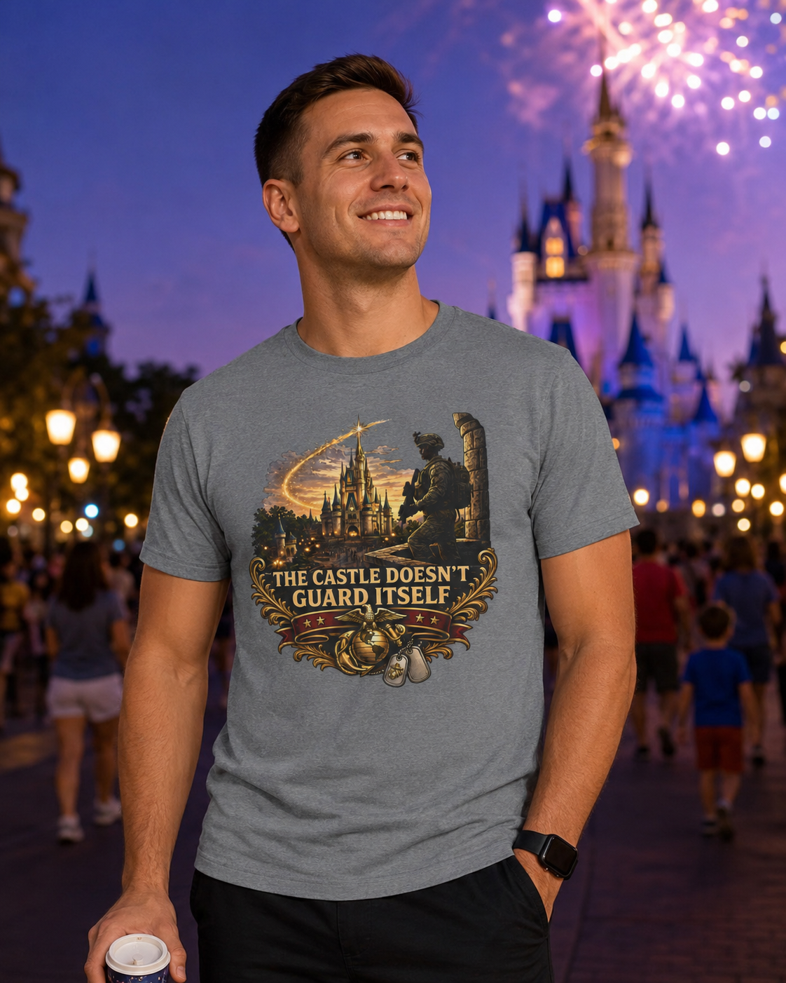 The Castle Doesn’t Guard Itself Marine Shirt