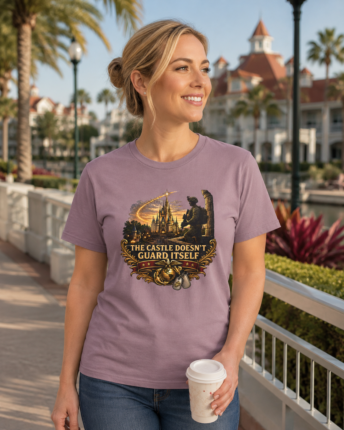 The Castle Doesn’t Guard Itself Marine Shirt