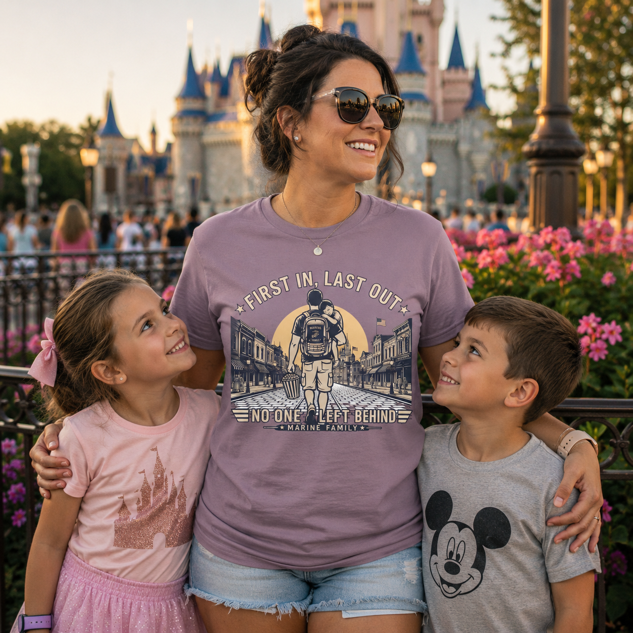 First In Last Out Marine Family Shirt