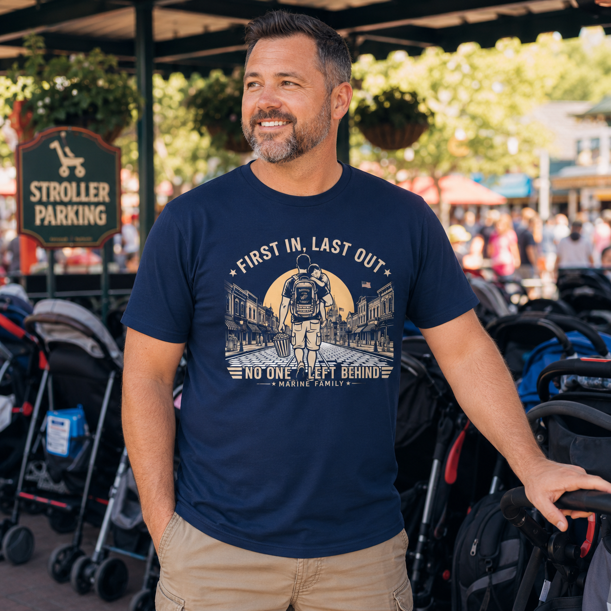 First In Last Out Marine Family Shirt