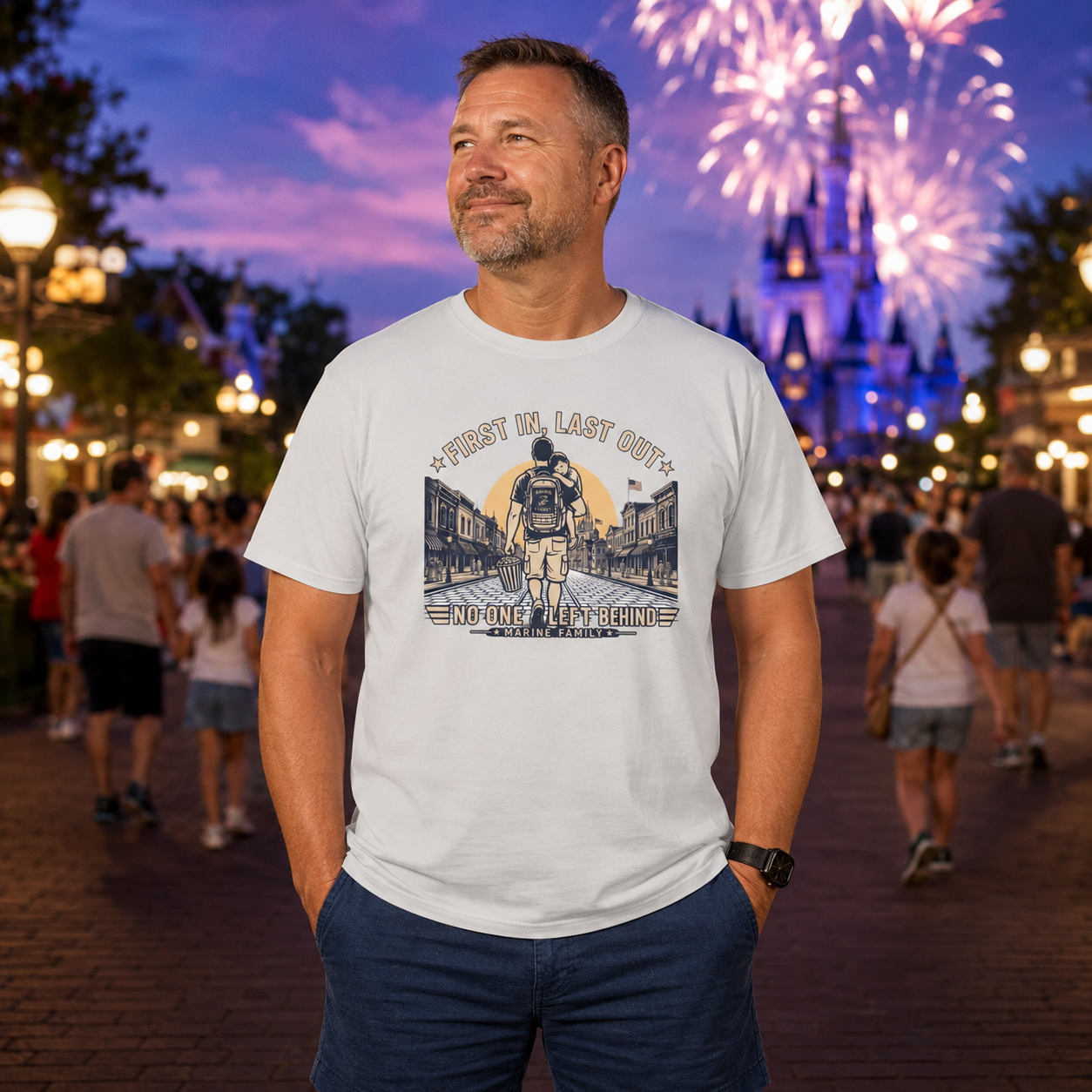 First In Last Out Marine Family Shirt