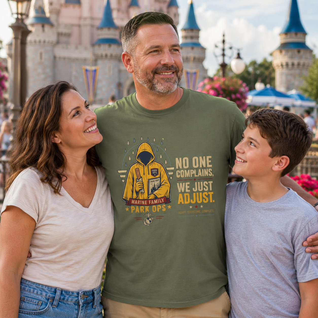 No One Complains We Just Adjust Marines Shirt