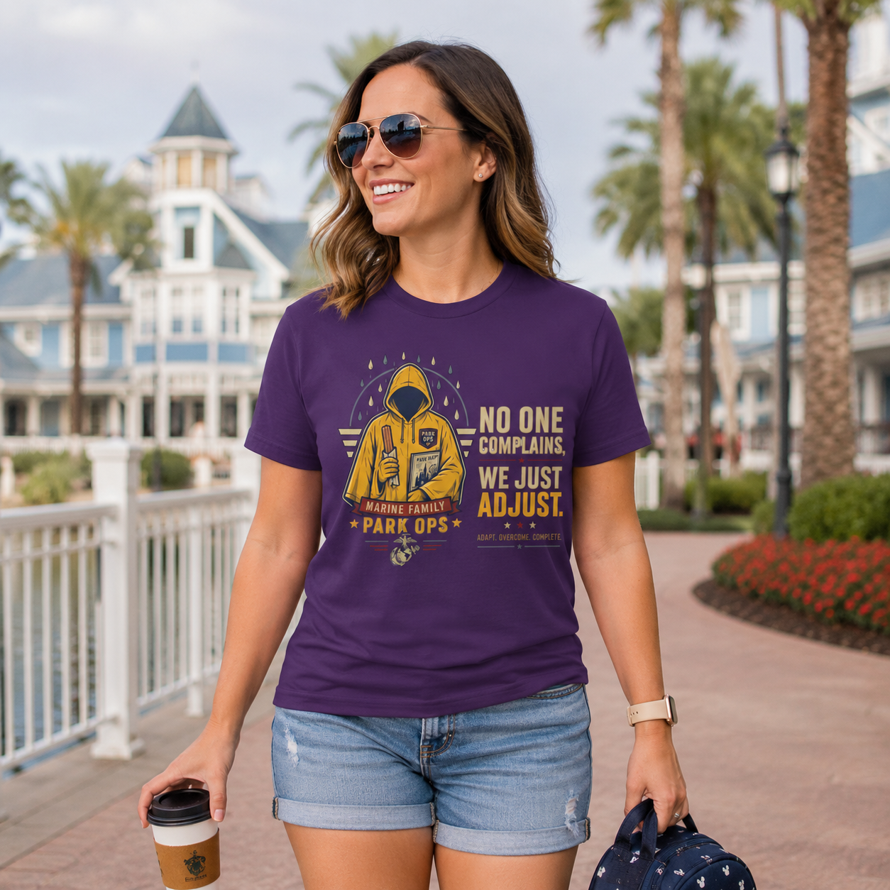 No One Complains We Just Adjust Marines Shirt