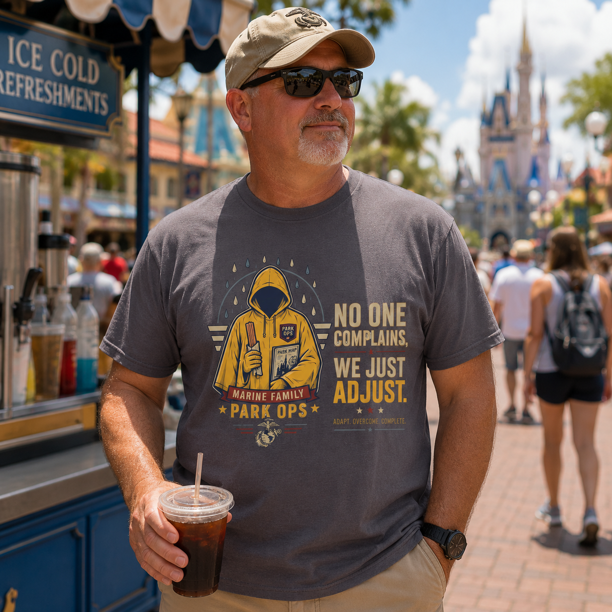 No One Complains We Just Adjust Marines Shirt