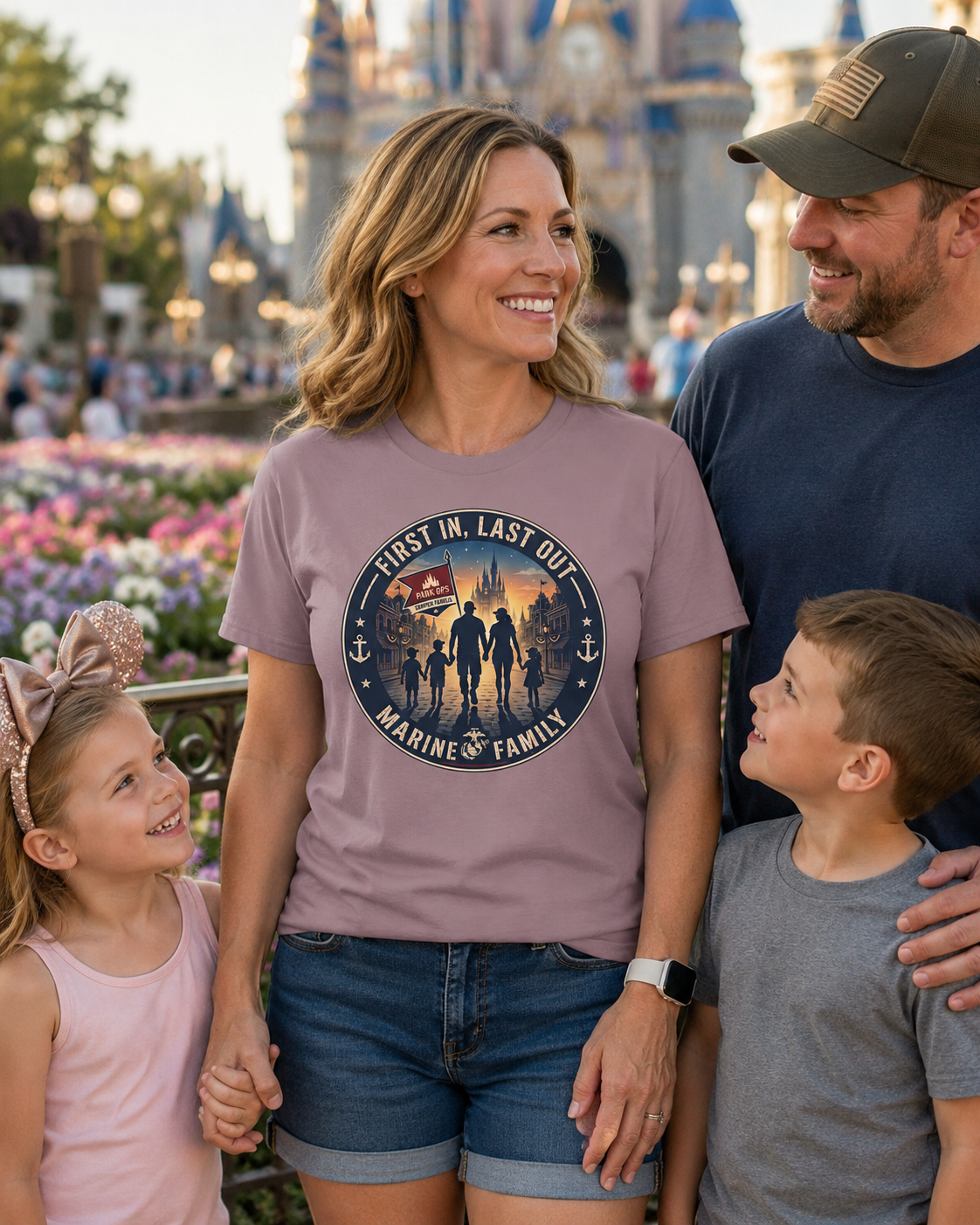 First In Last Out Marine Family Park Shirt