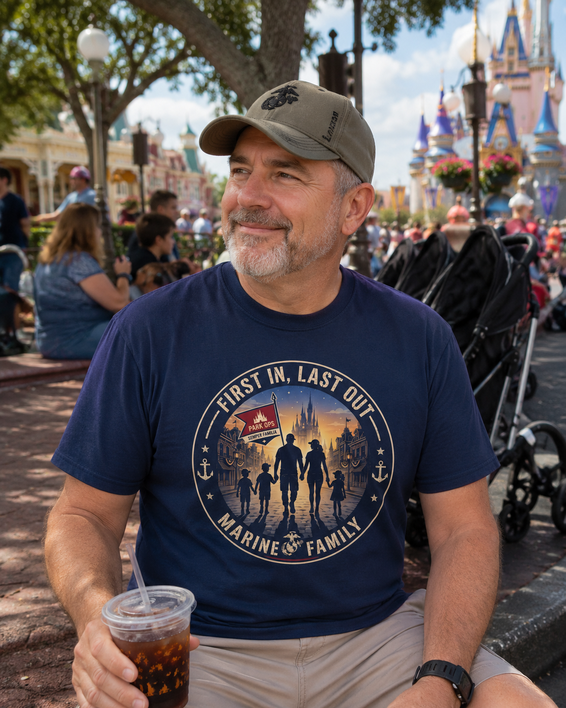 First In Last Out Marine Family Park Shirt