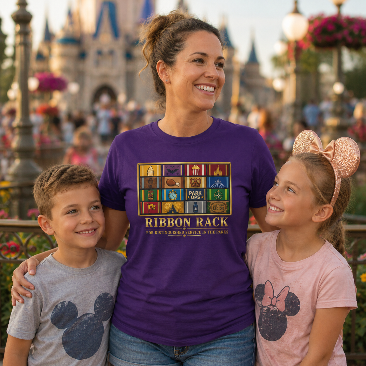 Ribbon Rack Marine Family Shirt