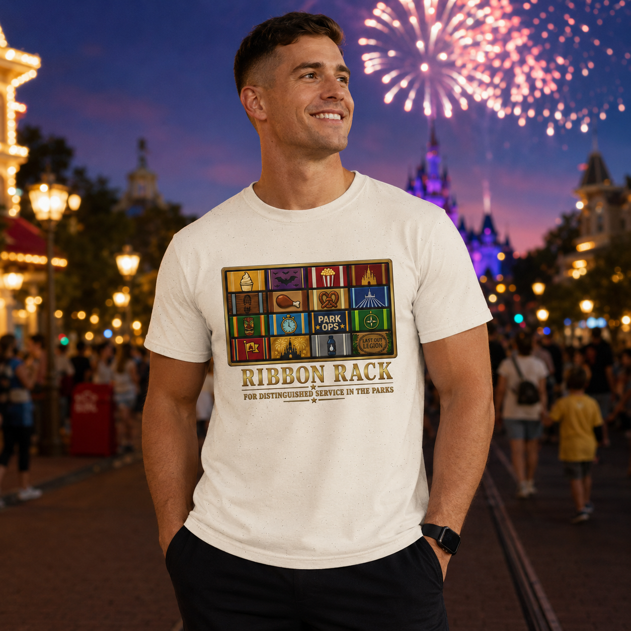 Ribbon Rack Marine Family Shirt