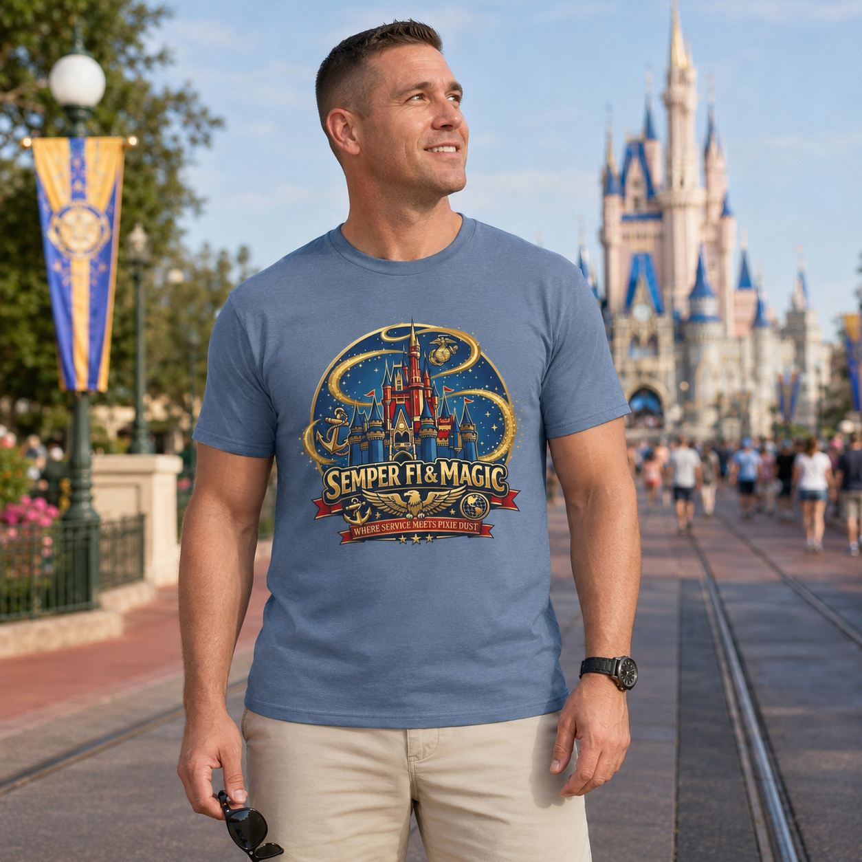 Semper Fi & Magic Marine Family Shirt