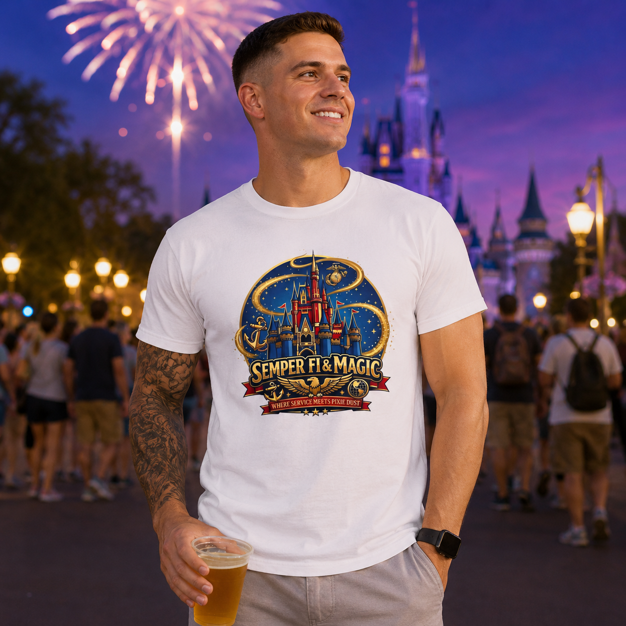 Semper Fi & Magic Marine Family Shirt