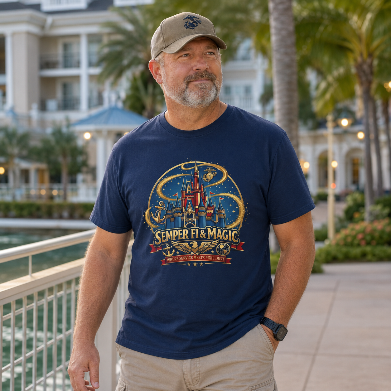 Semper Fi & Magic Marine Family Shirt