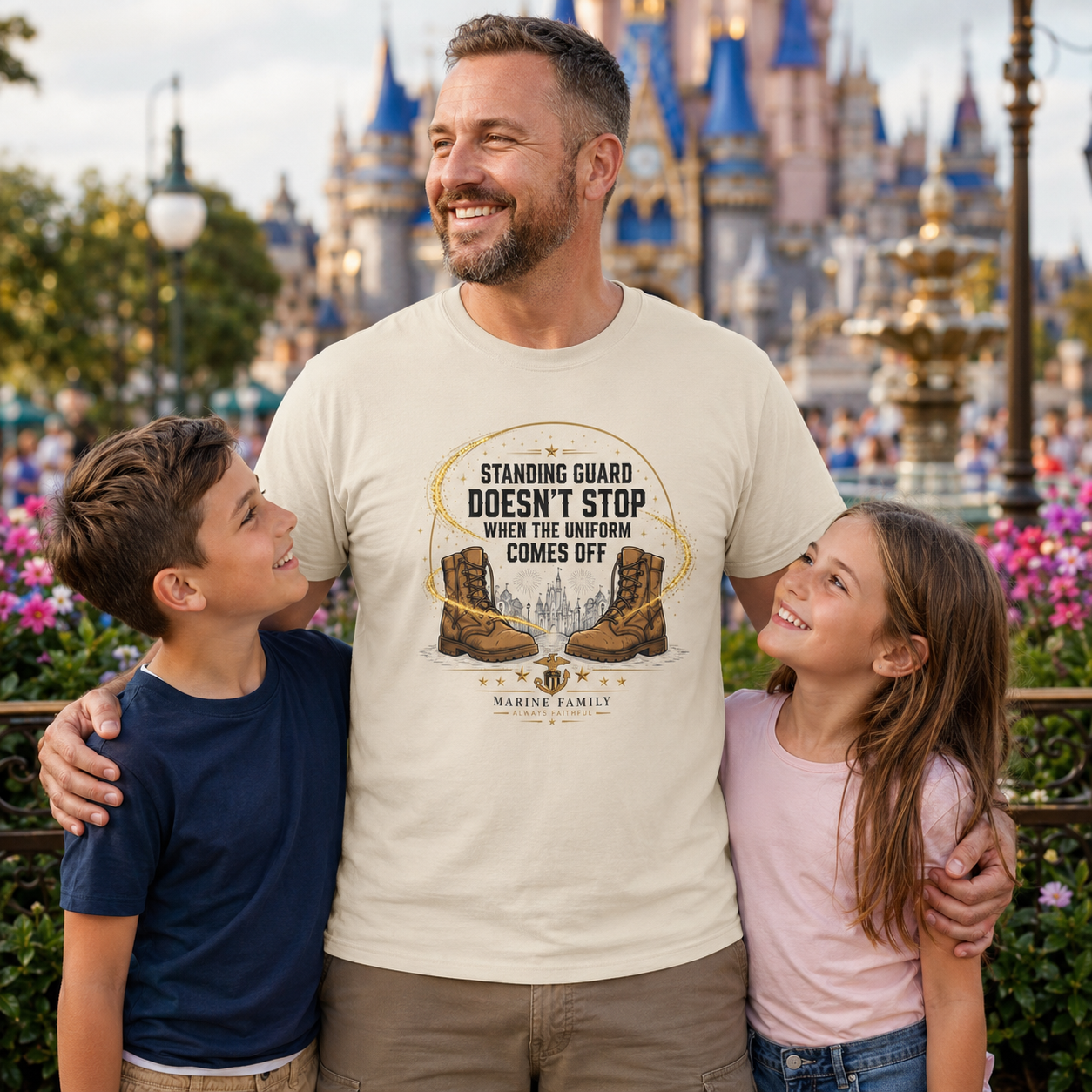 Standing Guard Off Duty Marines Shirt