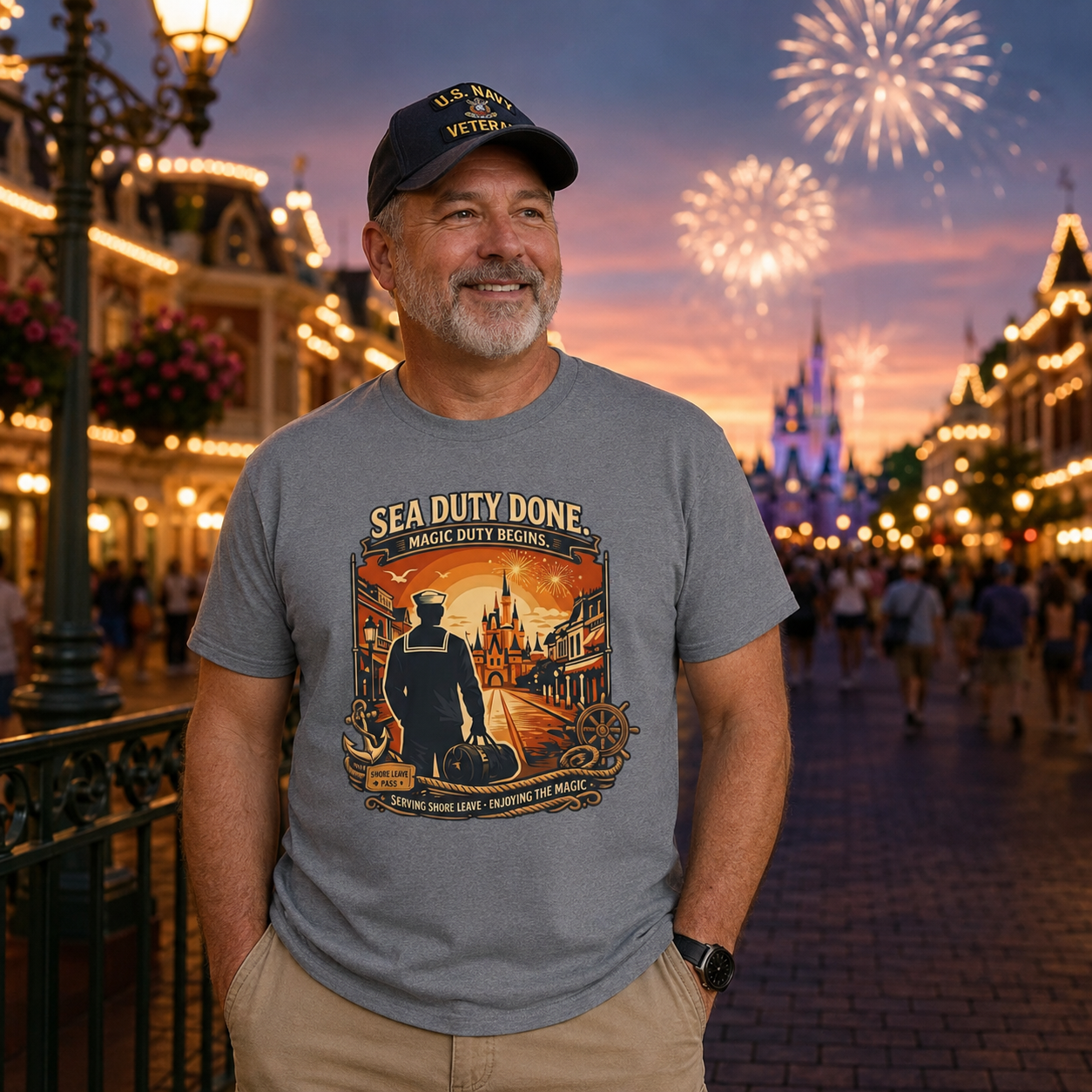 Sea Duty Done Navy Theme Park Shirt