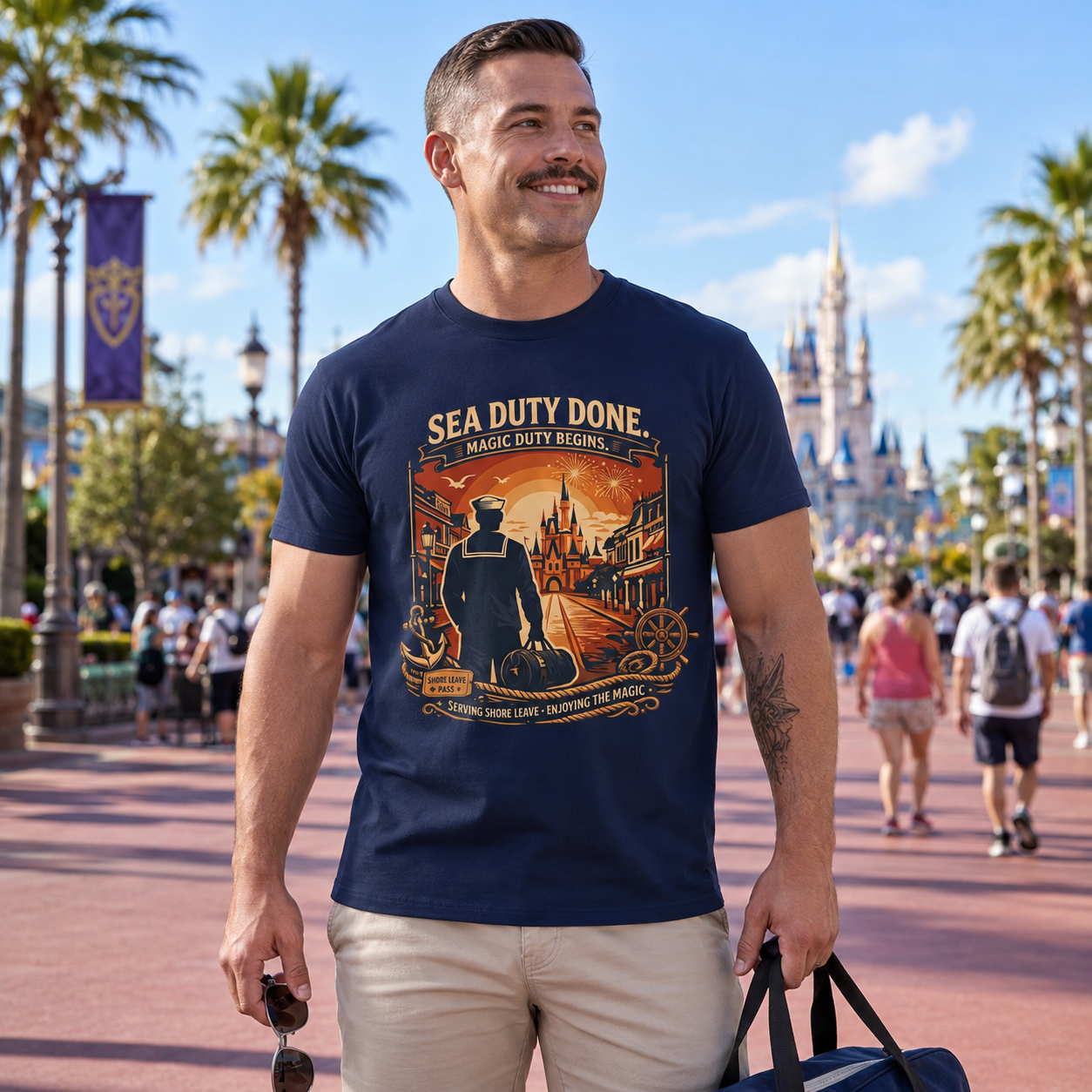 Sea Duty Done Navy Theme Park Shirt