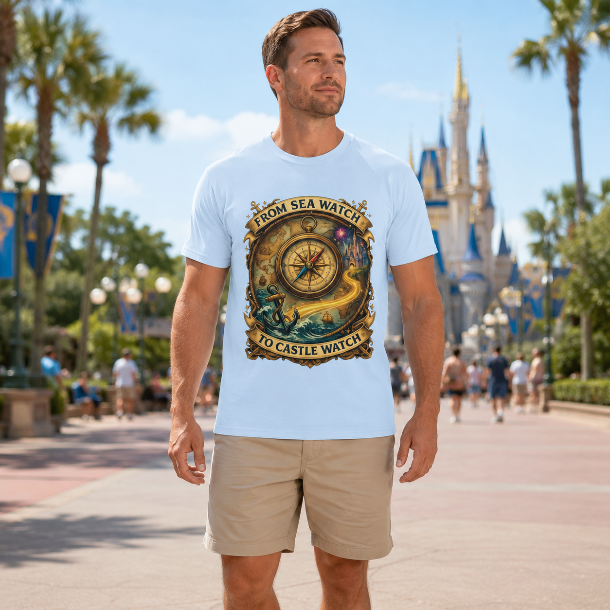 From Sea Watch to Castle Watch Navy Shirt
