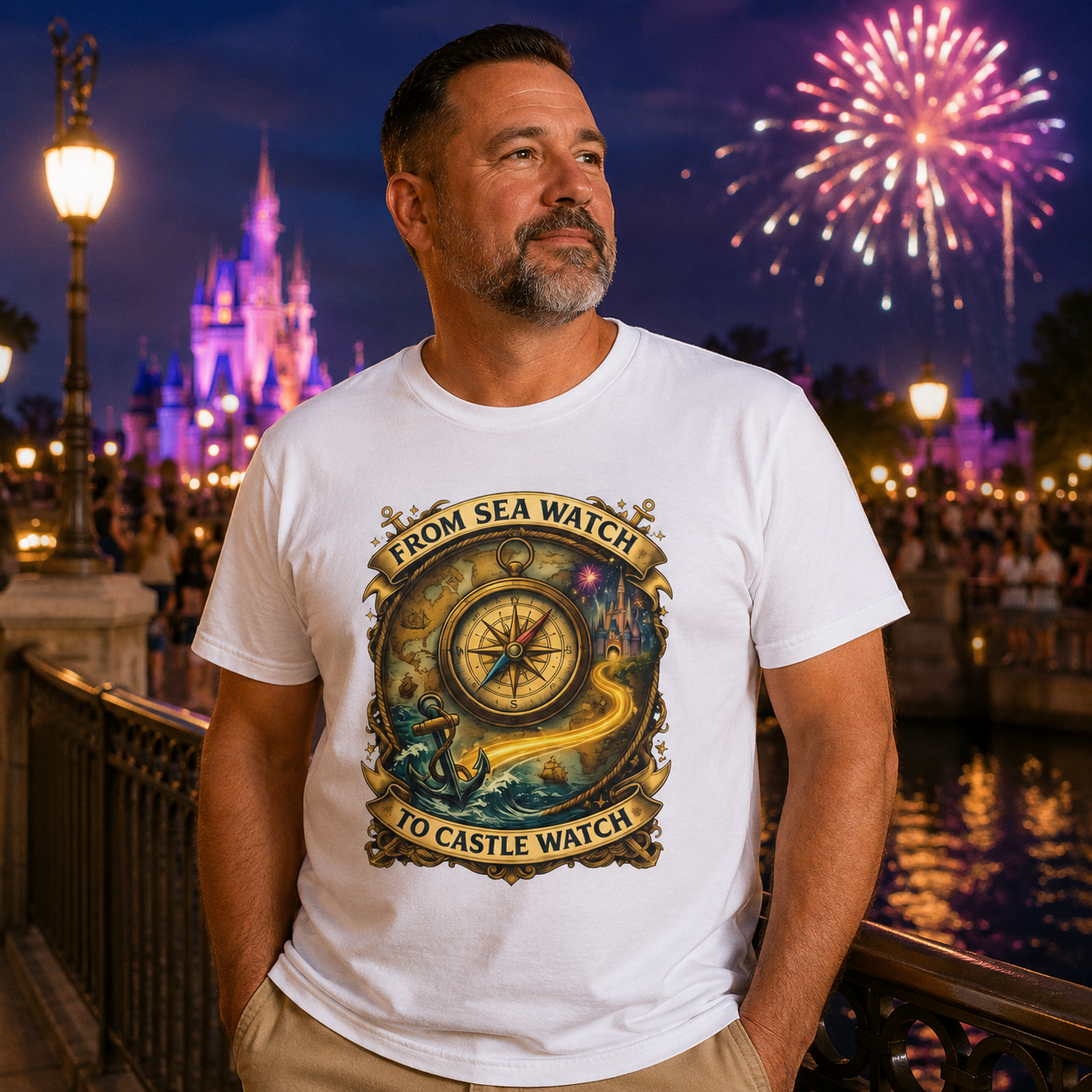 From Sea Watch to Castle Watch Navy Shirt
