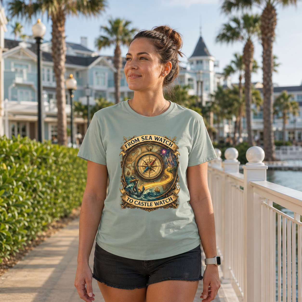 From Sea Watch to Castle Watch Navy Shirt