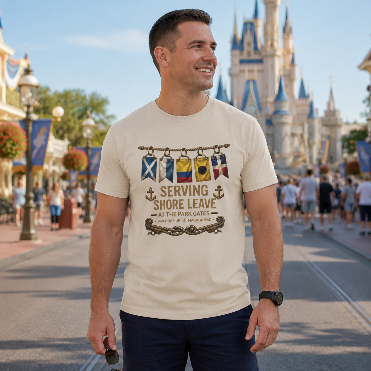 Serving Shore Leave Navy Park Shirt