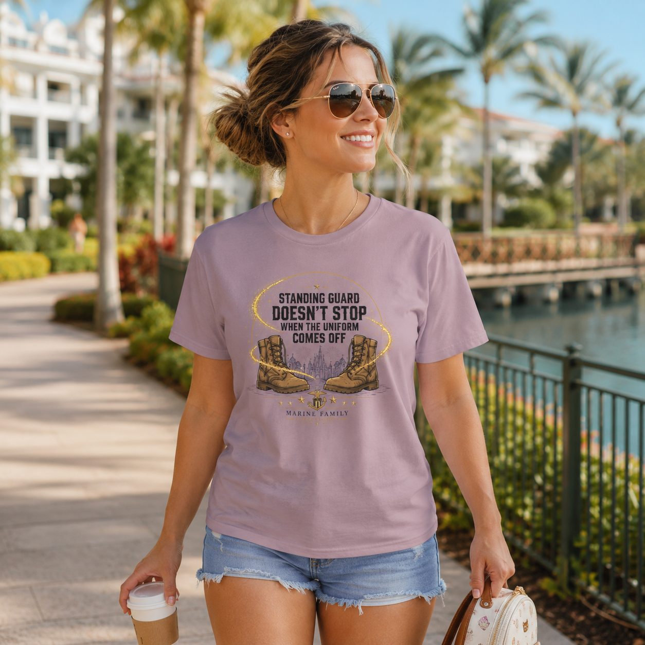 Standing Guard Off Duty Marines Shirt