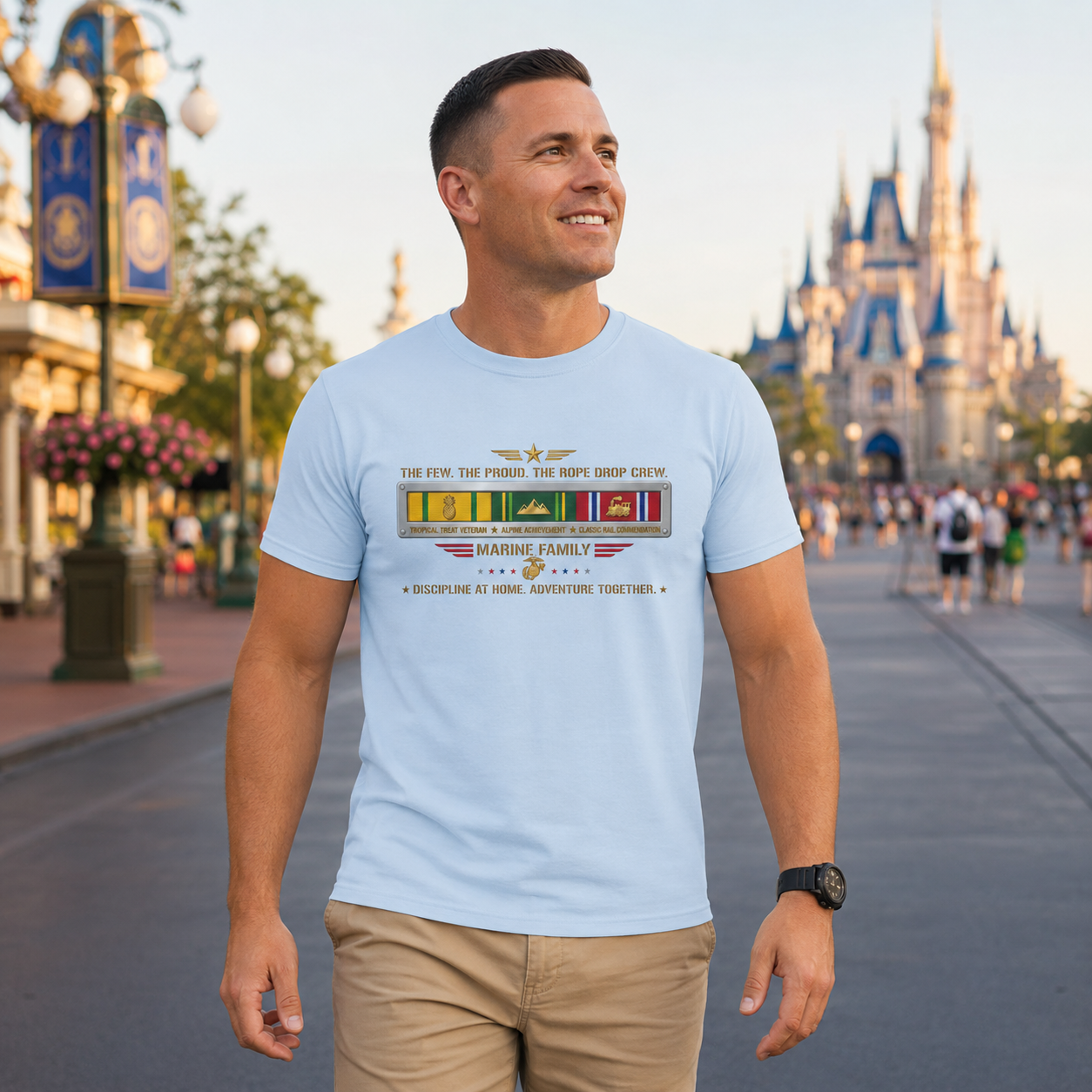 The Few, The Proud Rope Drop Crew Shirt