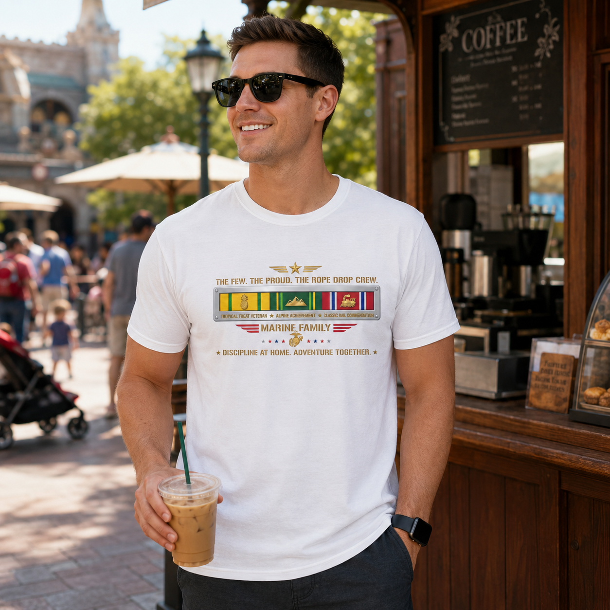 The Few, The Proud Rope Drop Crew Shirt